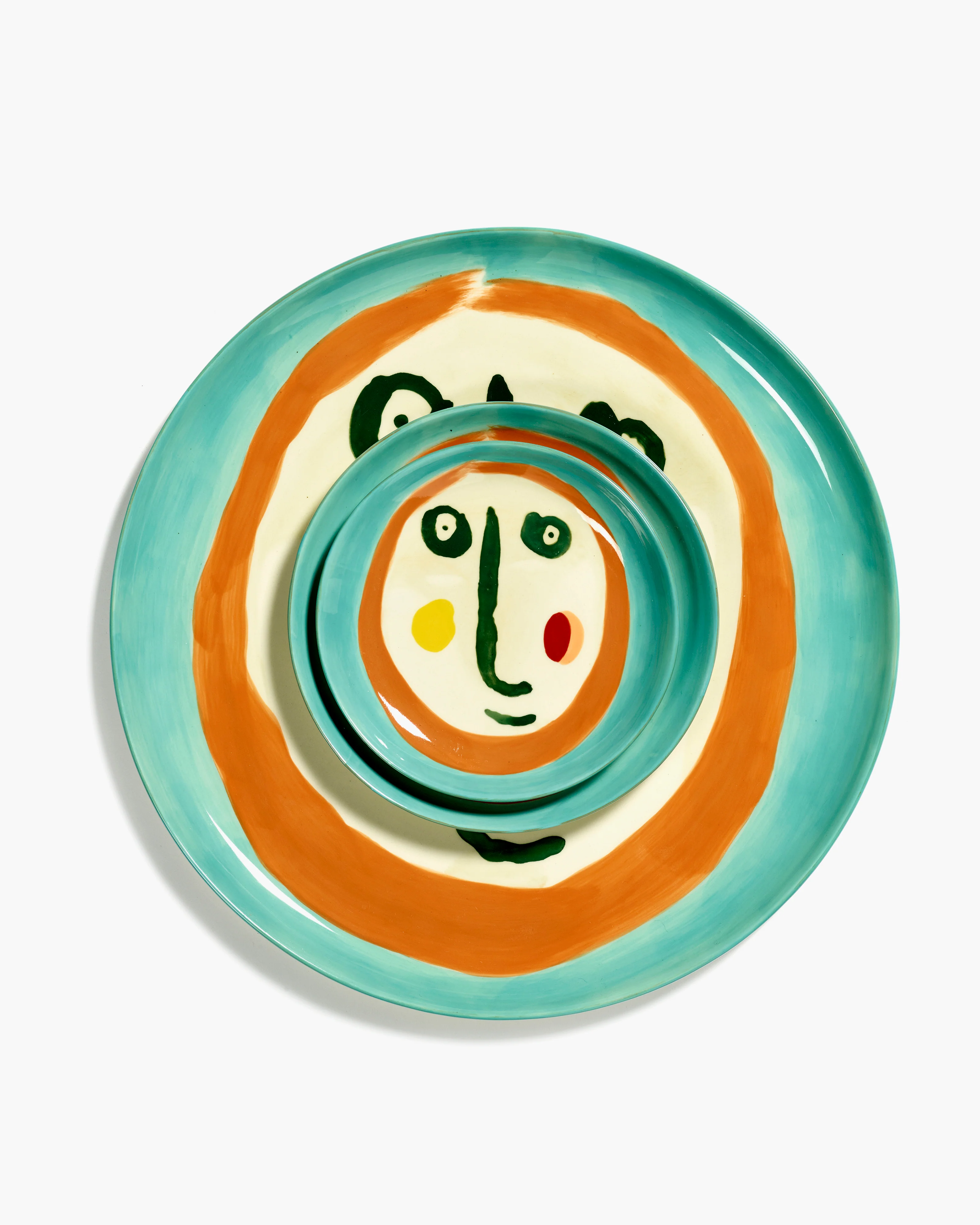 Dessert plate with face 2 Feast - Image 3