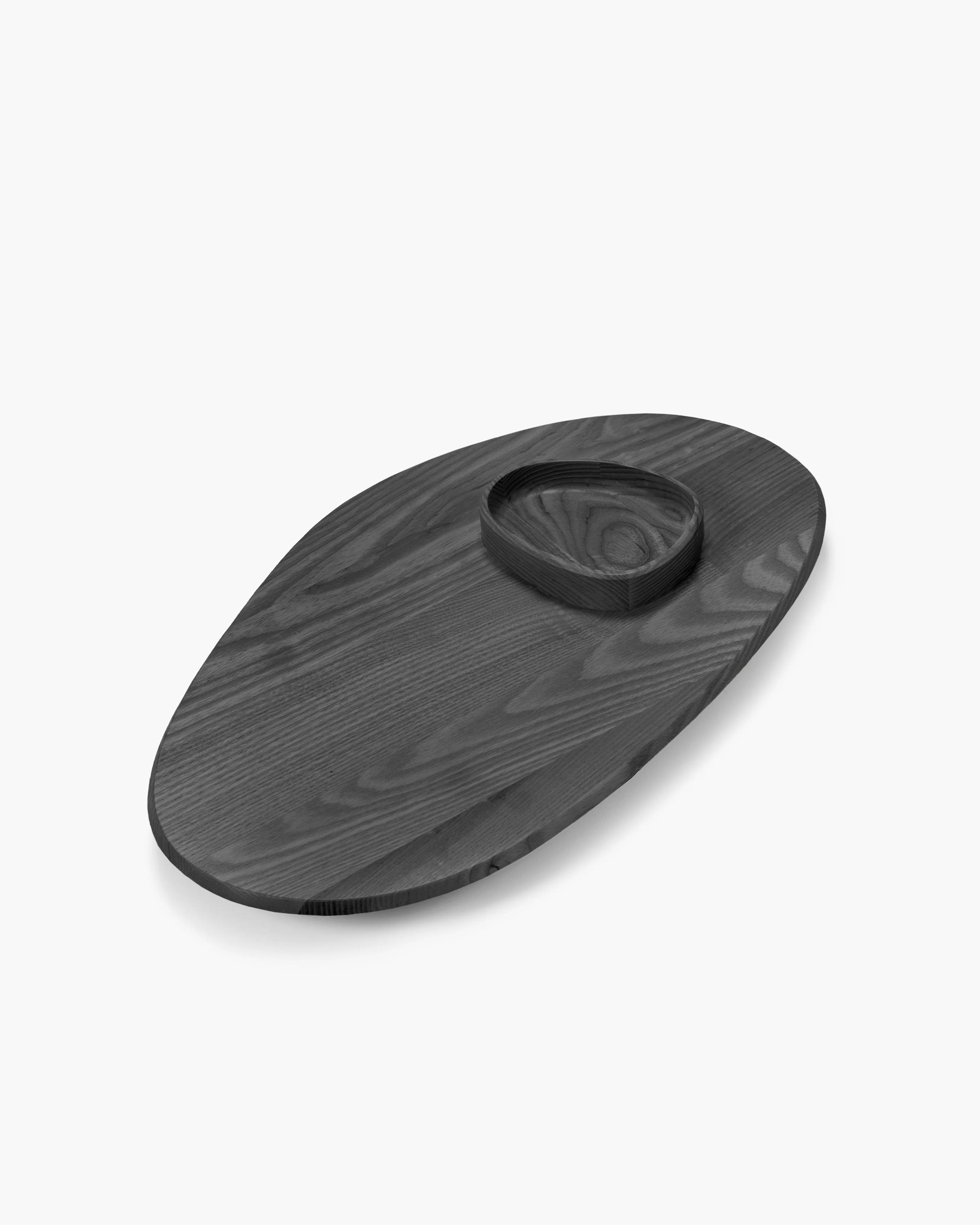 Platter + bowl 01 black Dune - Image 3