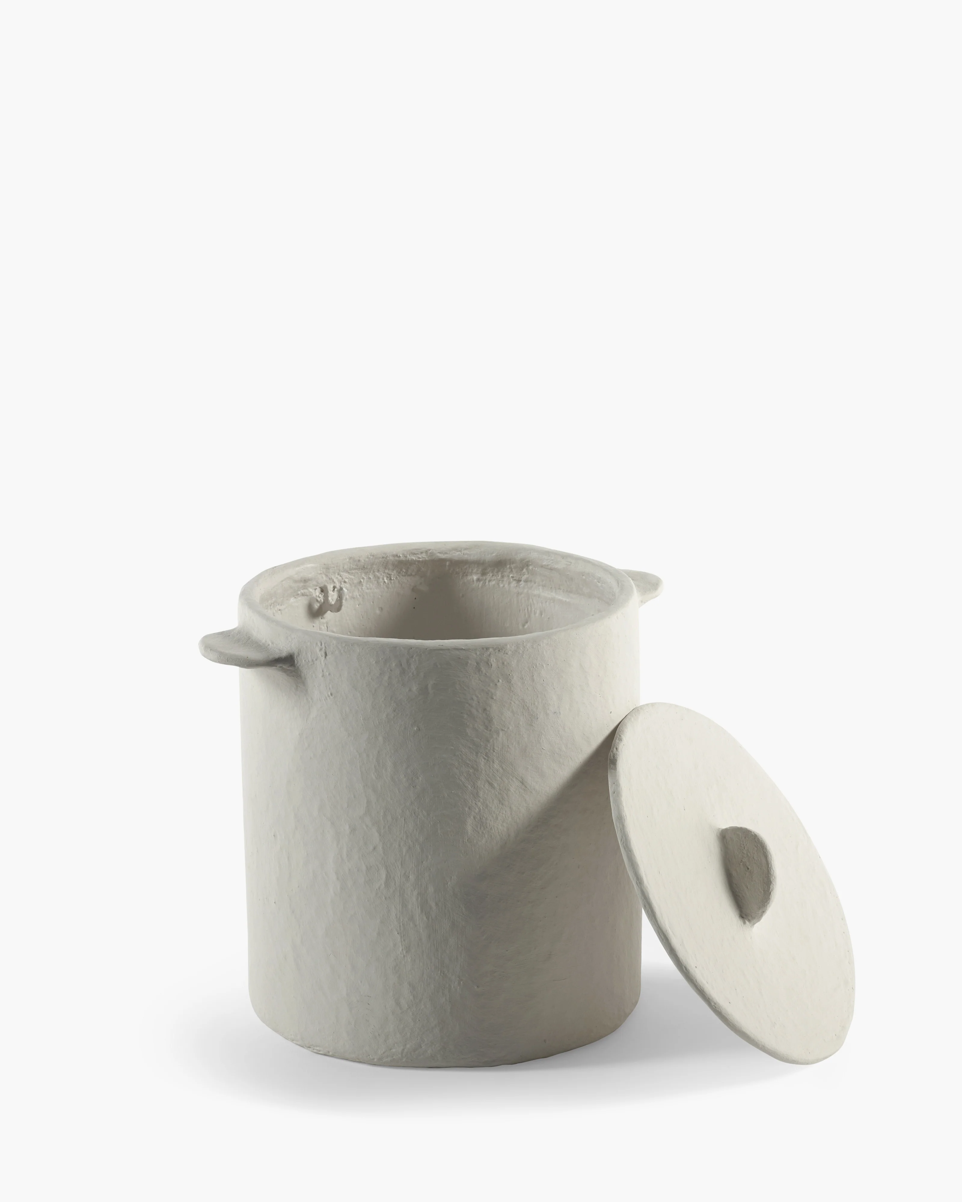 Pot + lid S white Earth - Image 4