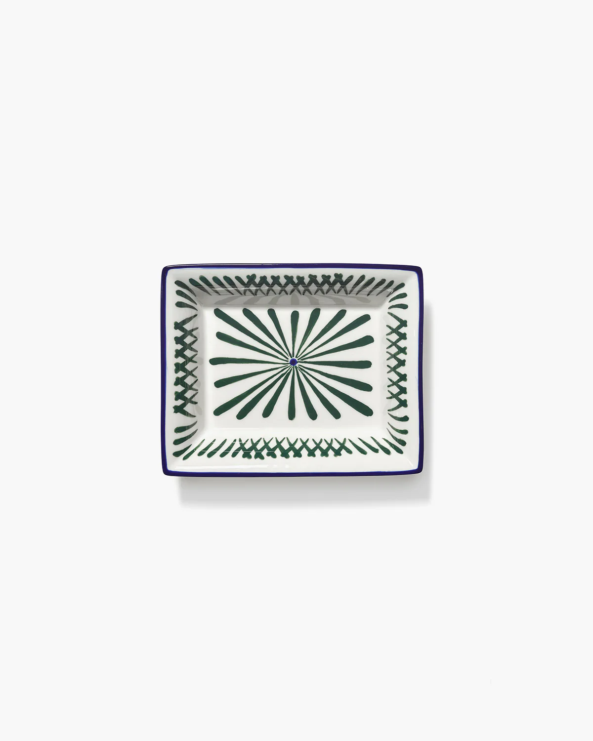 Rectangular plate green - blue Bazaar - Image 4