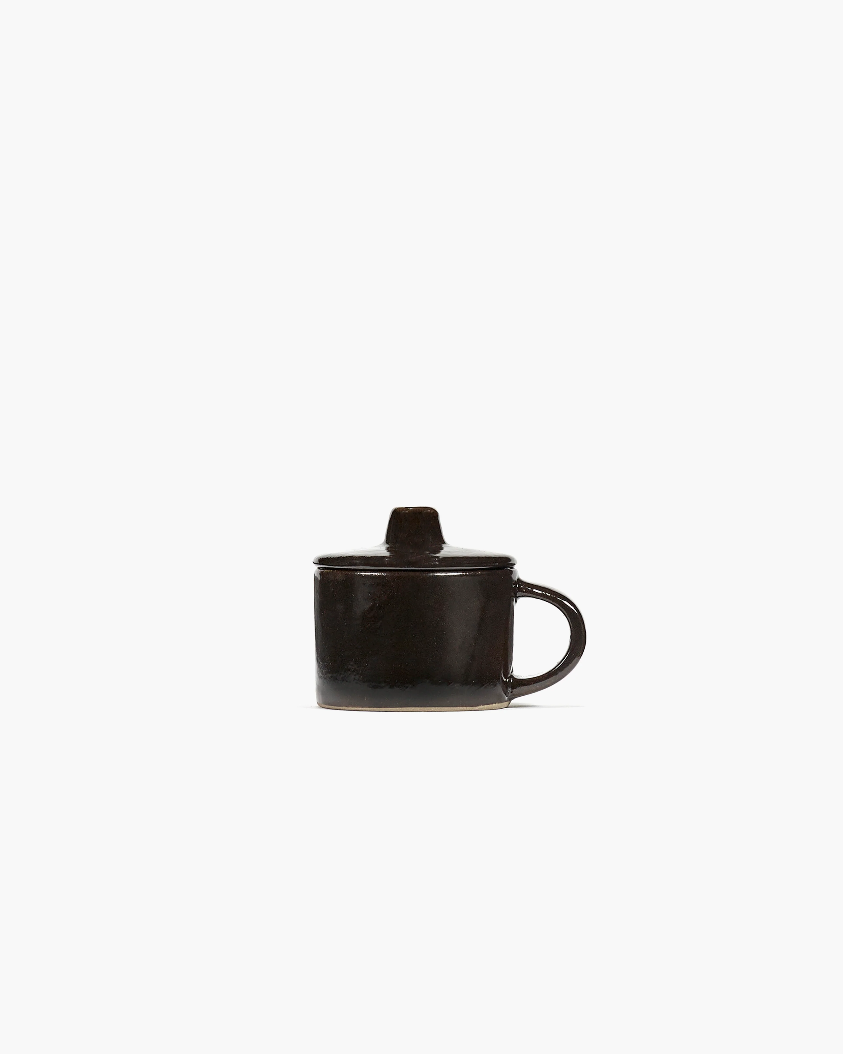 Ristretto cup with lid ebony La Mère - Image 2