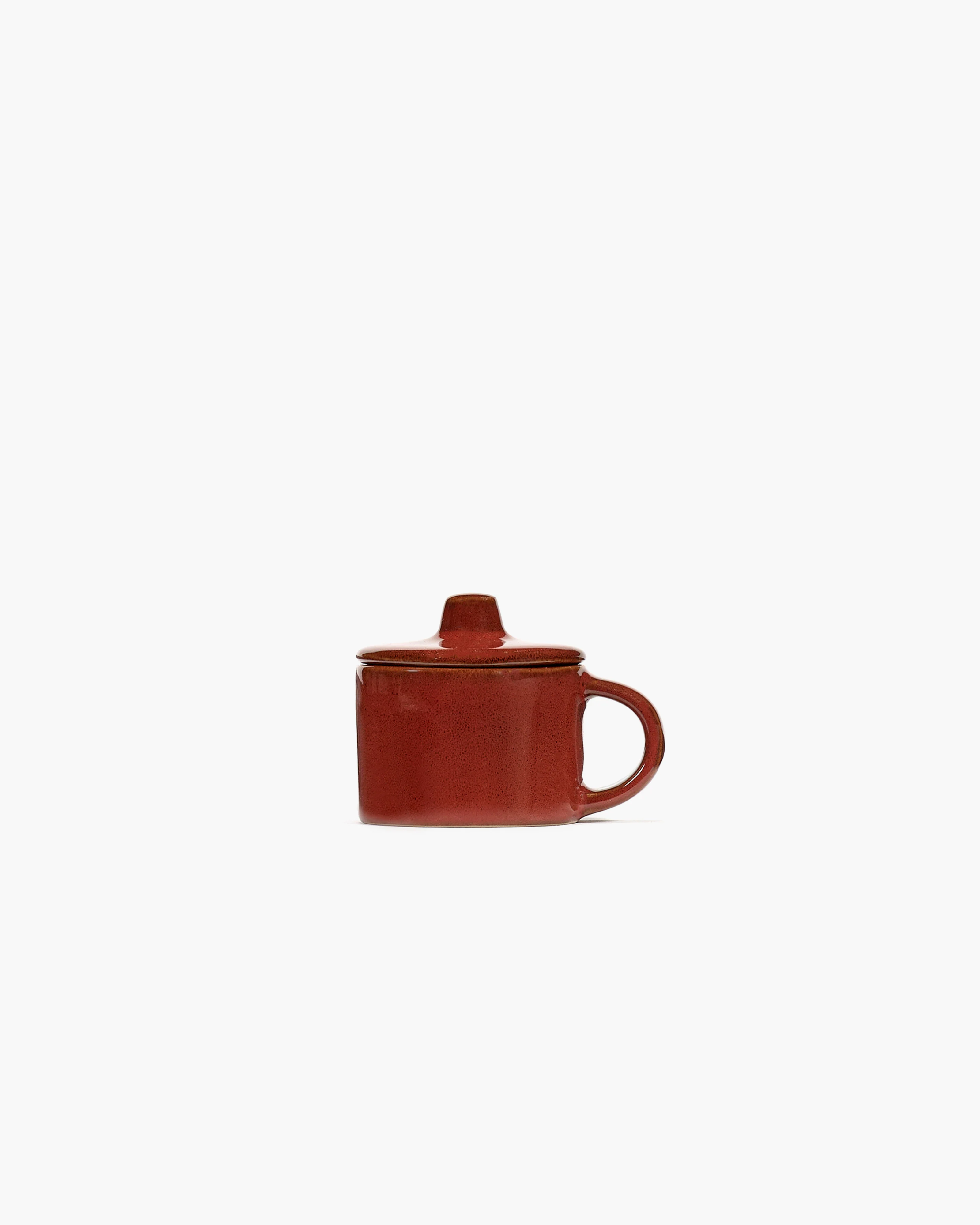 Ristretto cup with lid venetian red La Mère - Image 3