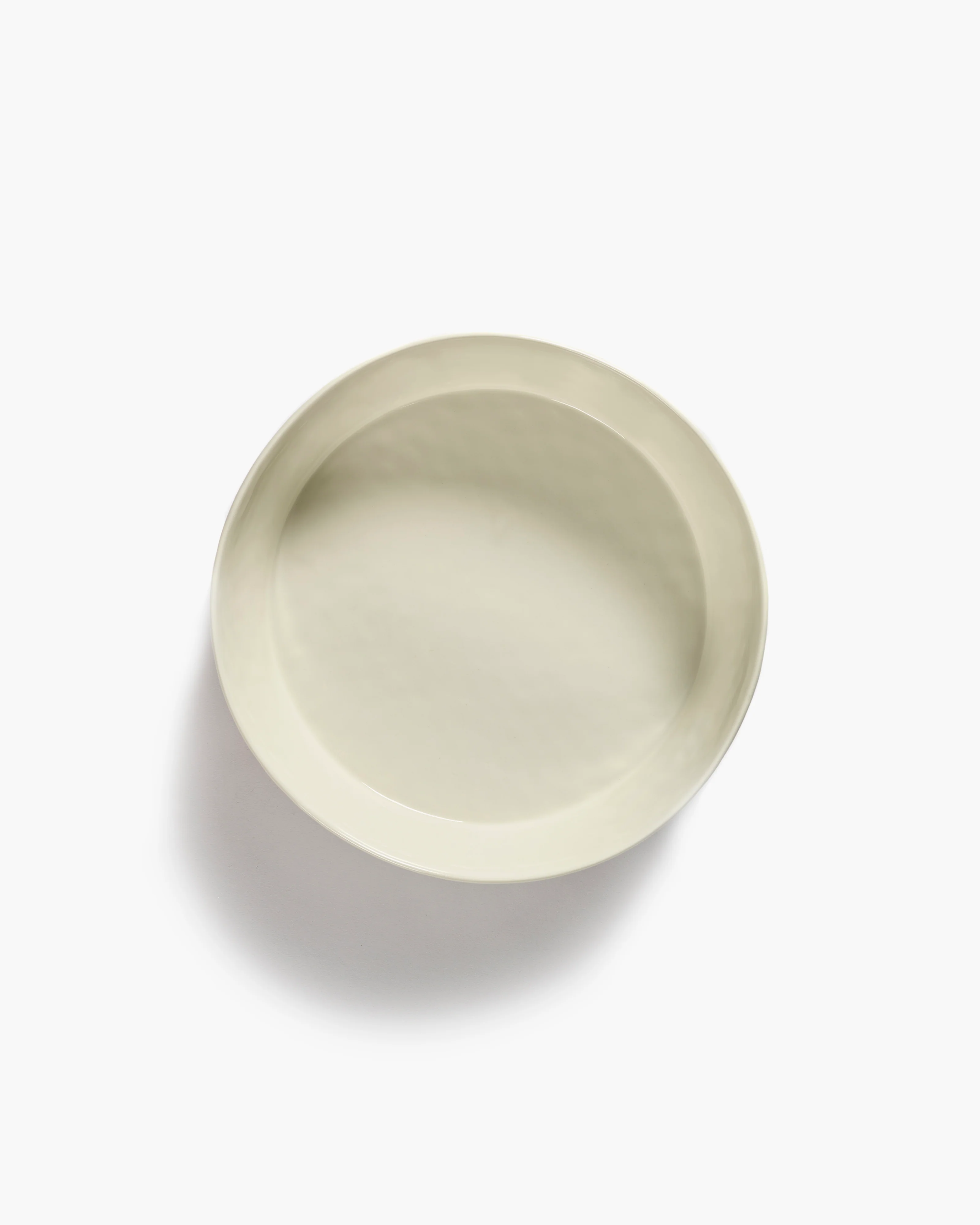 Salad bowl white swirl - red stripes Feast - Image 2