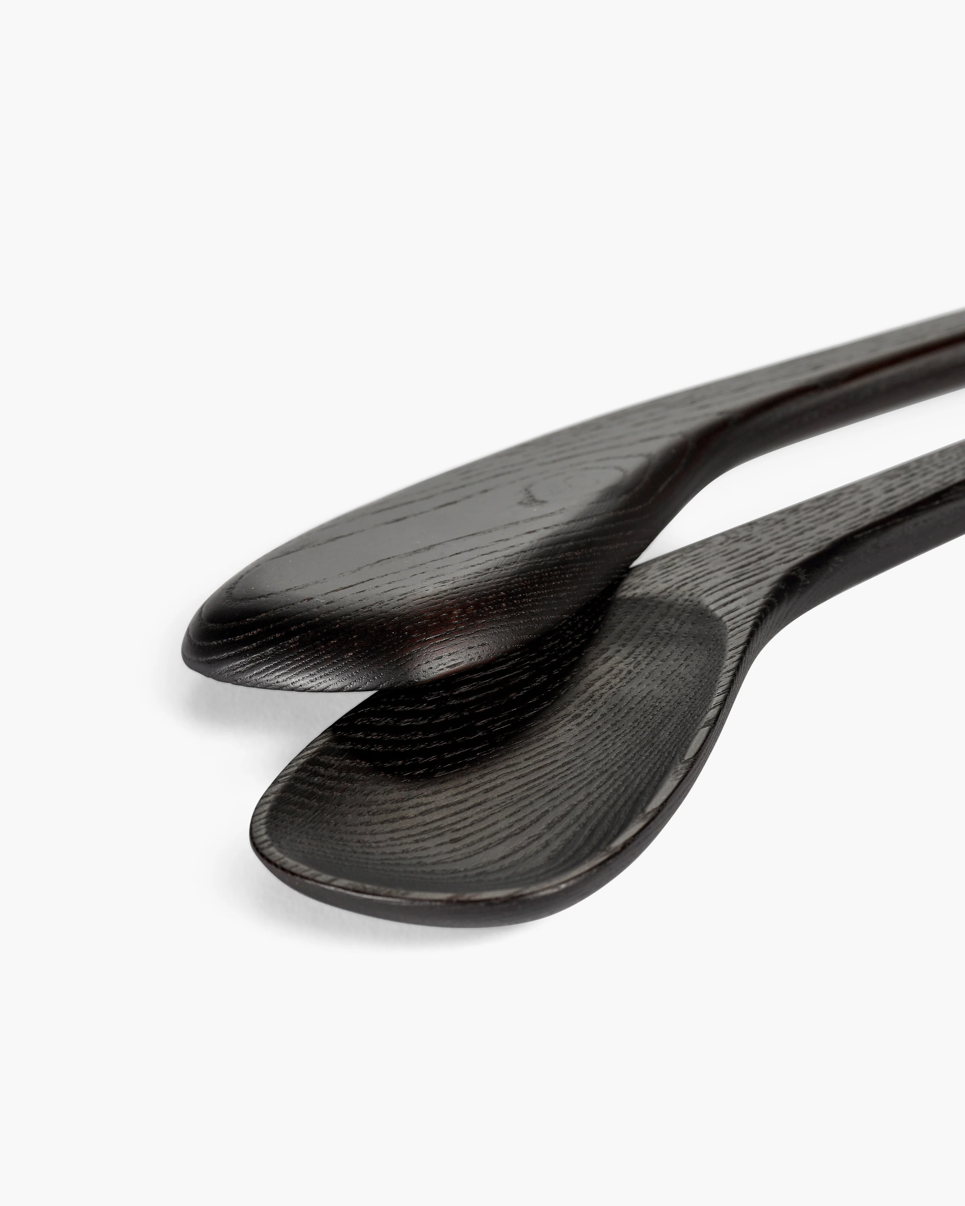 Salad servers set of 2 black wood Out of lines - Image 6