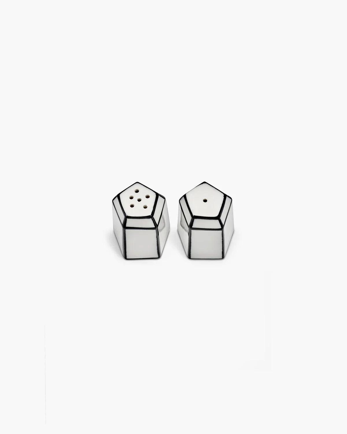 Salt & Pepper set white - black Carte Blanche - Image 3