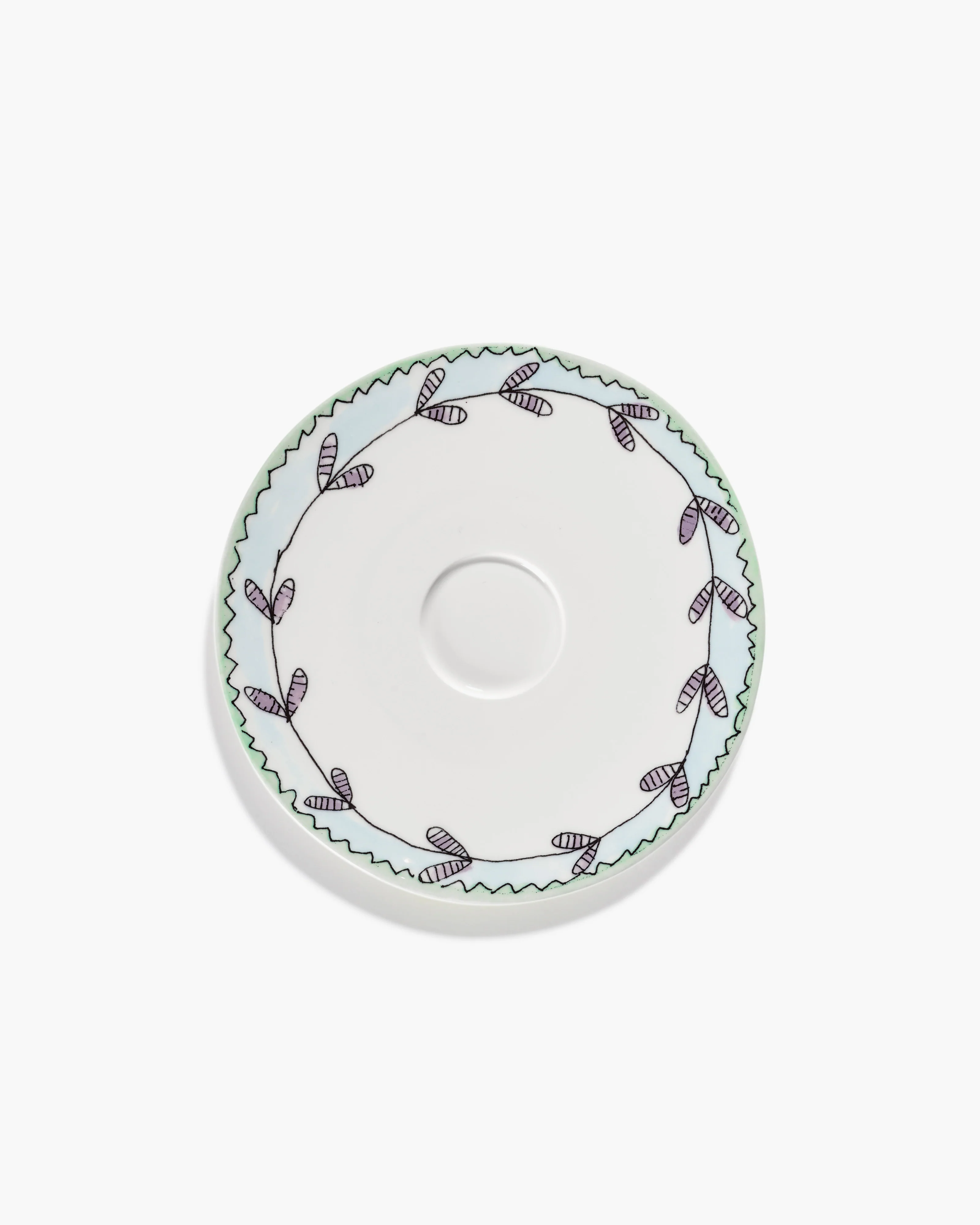 Saucer cappuccino cup Blossom milk Midnight Flowers - Image 3