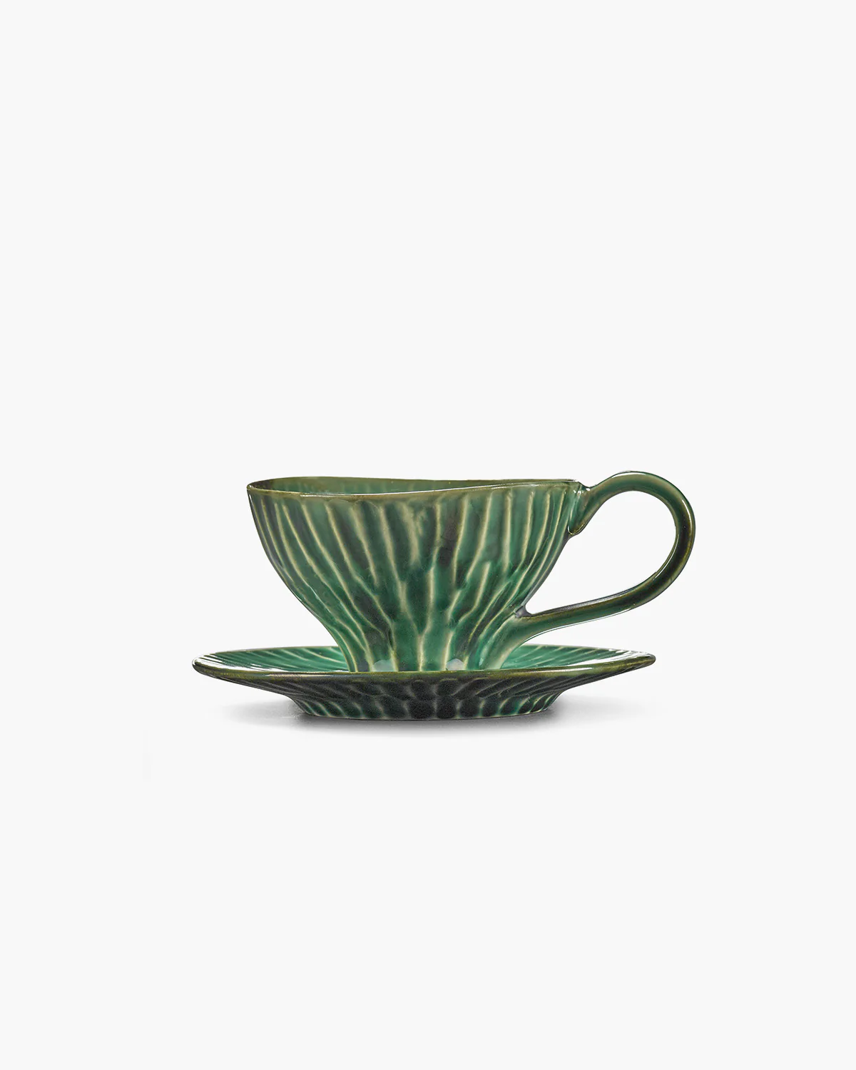 Saucer cappuccino cup green Verde Lanza - Image 7