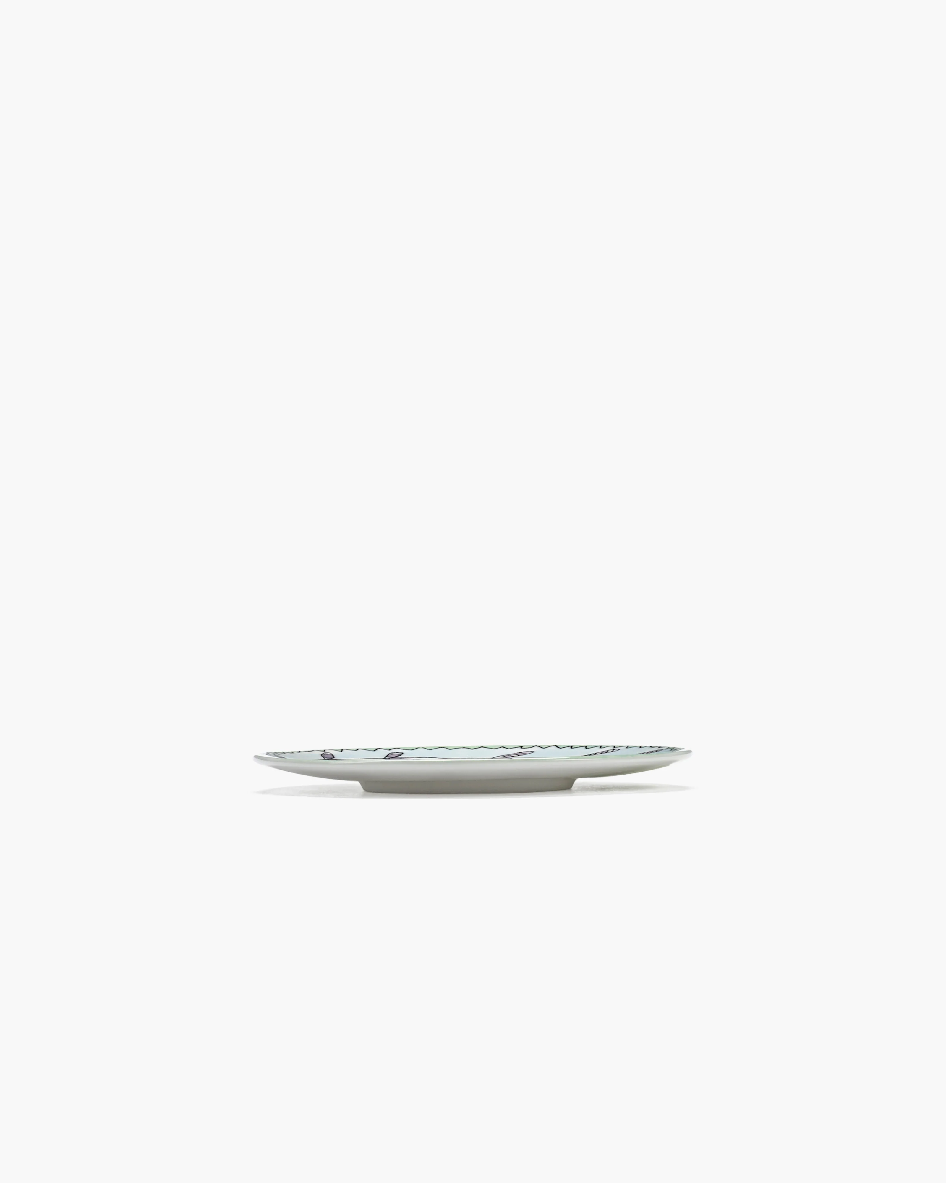 Saucer coffee cup high Blossom milk Midnight Flowers - Image 3