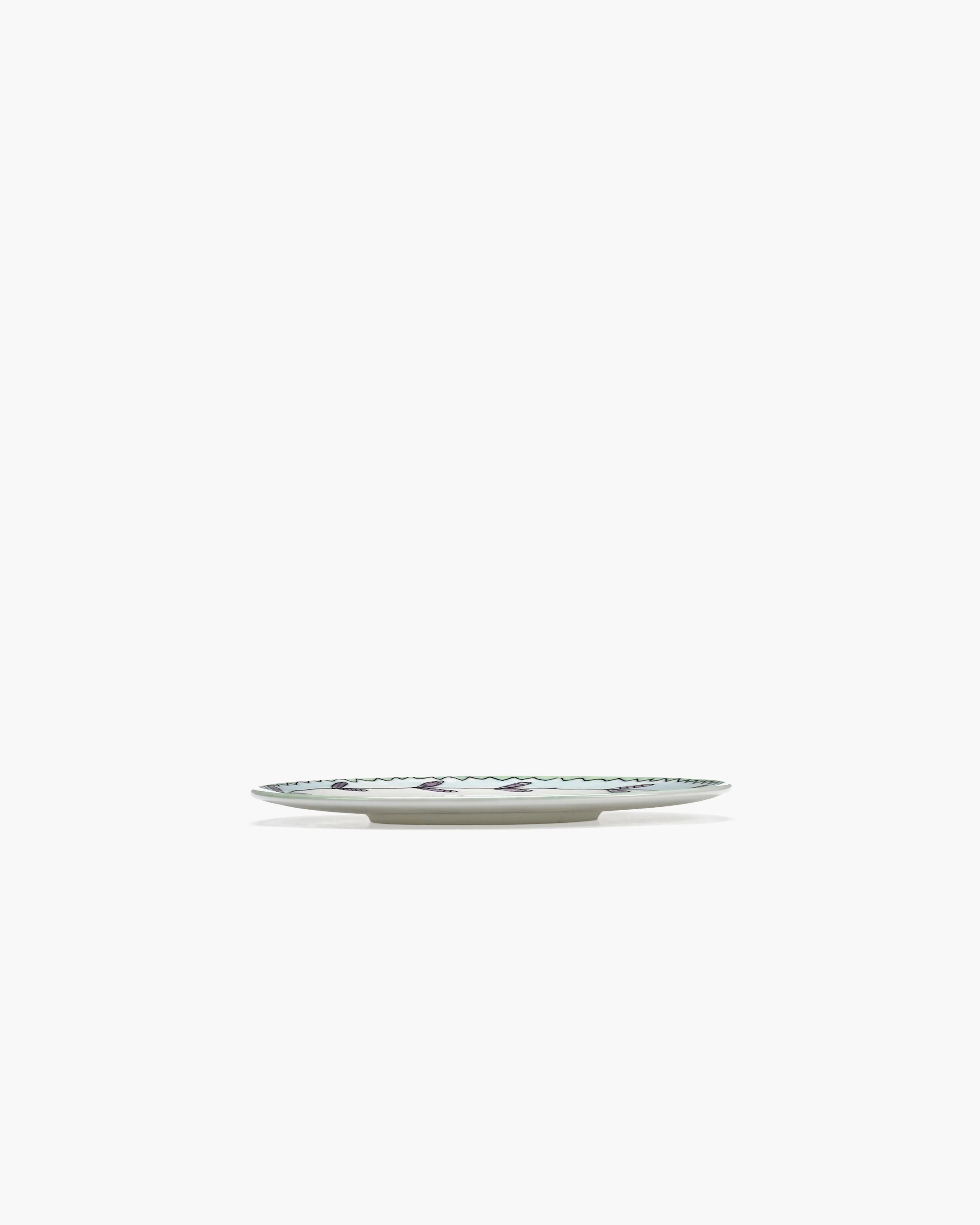Saucer coffee cup low Blossom milk Midnight Flowers - Image 4
