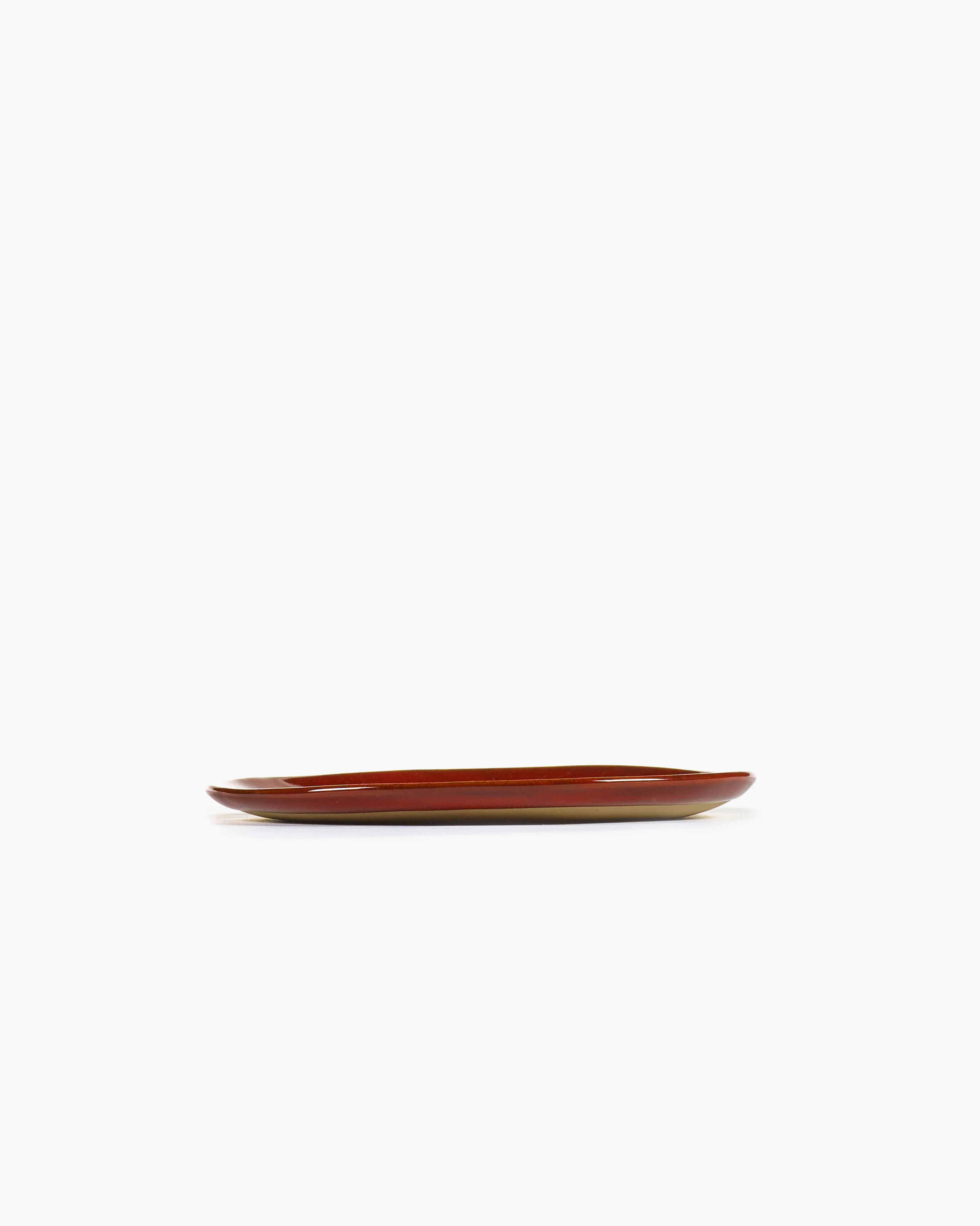 Saucer coffee/espresso cup venetian red La Mère - Image 2