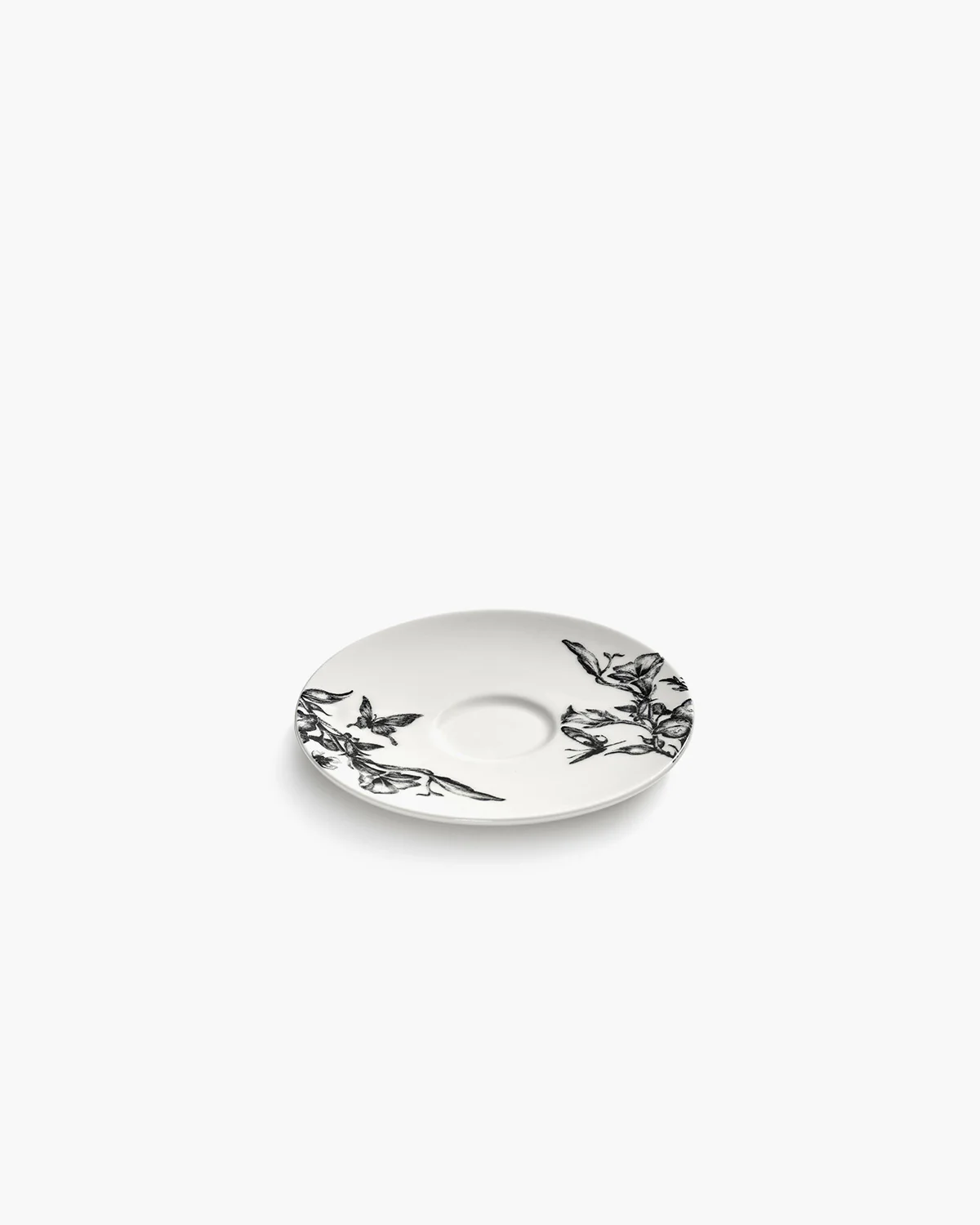 Saucer espresso cup magical blossom white - black Unity