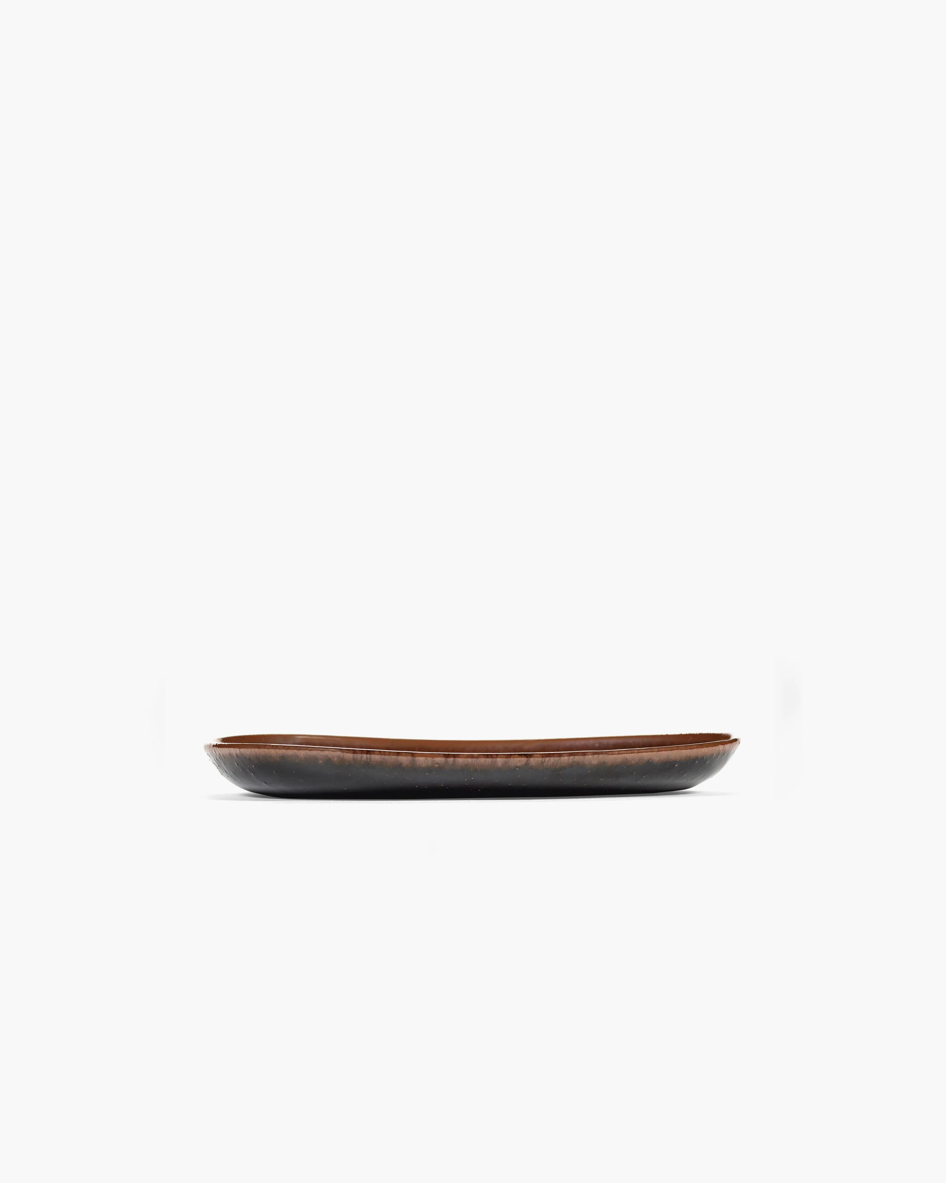 Saucer for  coffee cup dark brown Out of lines - Image 3