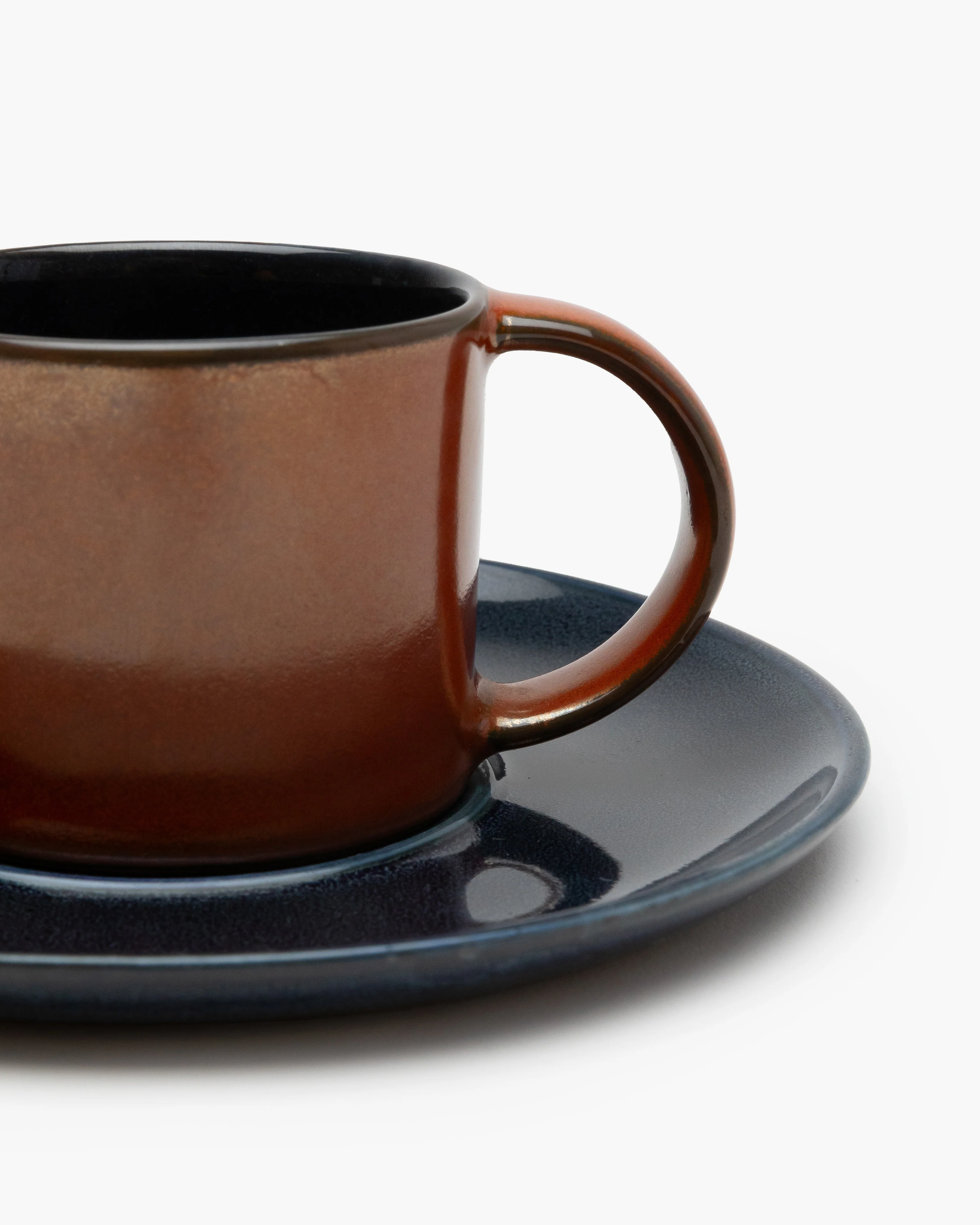 Saucer for espresso cup dark blue Terres de rêves - Image 3