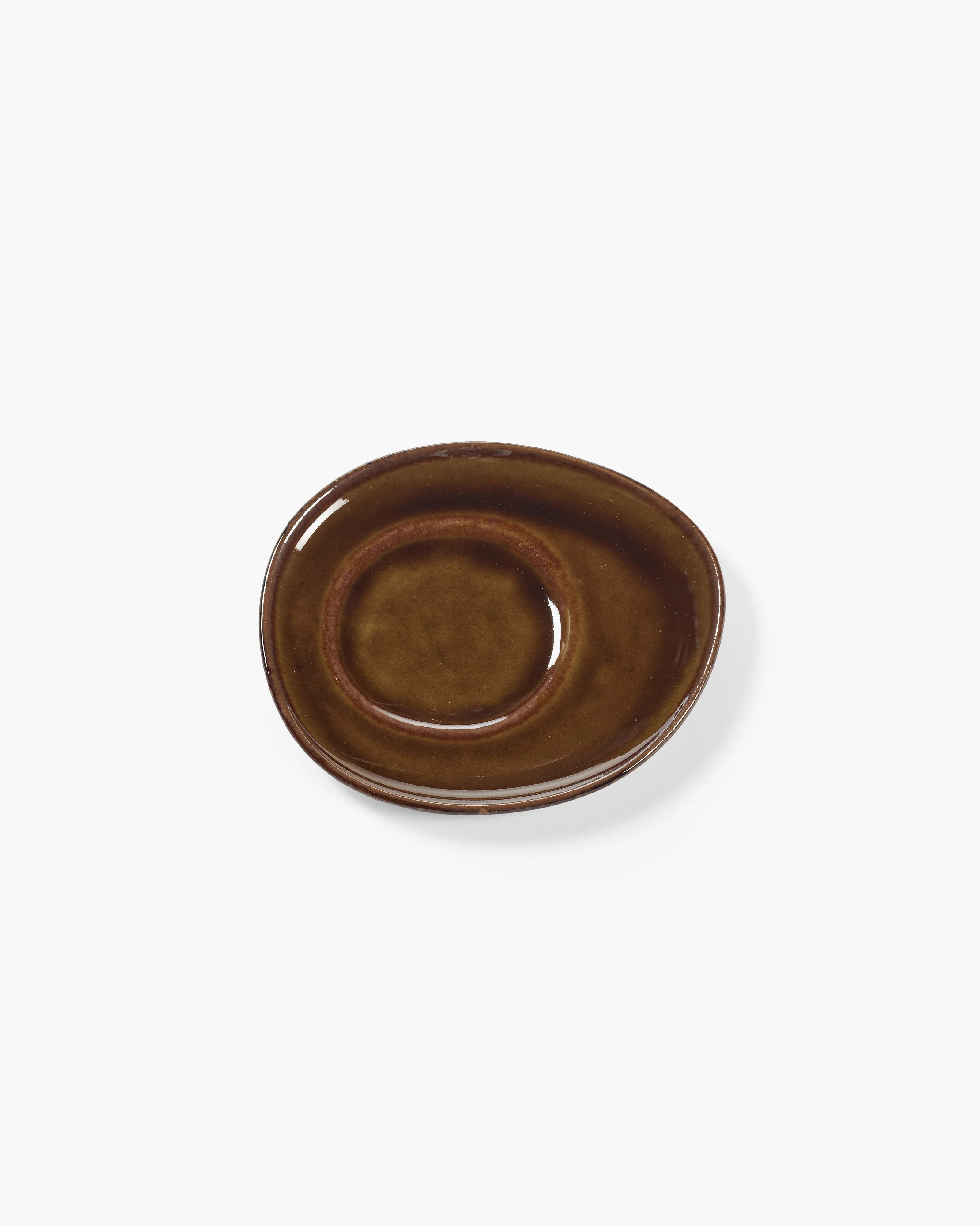 Saucer for espresso cup ocher Out of lines - Image 3