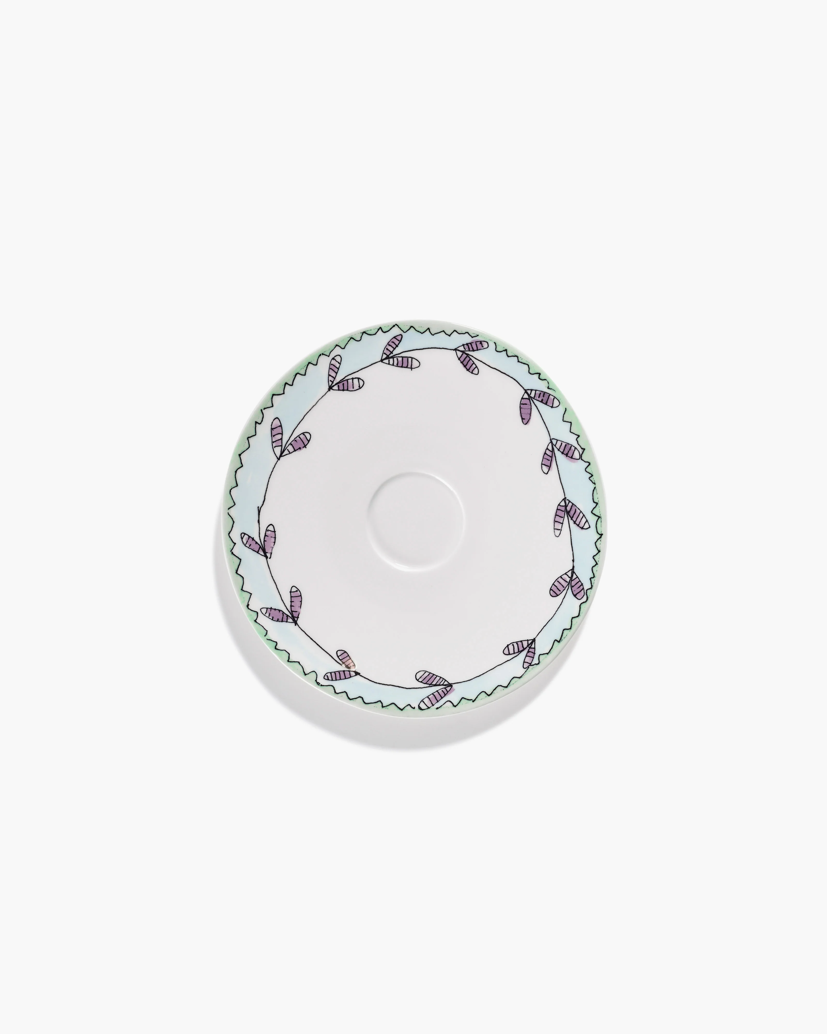 Saucer soup bowl Blossom milk Midnight Flowers - Image 2