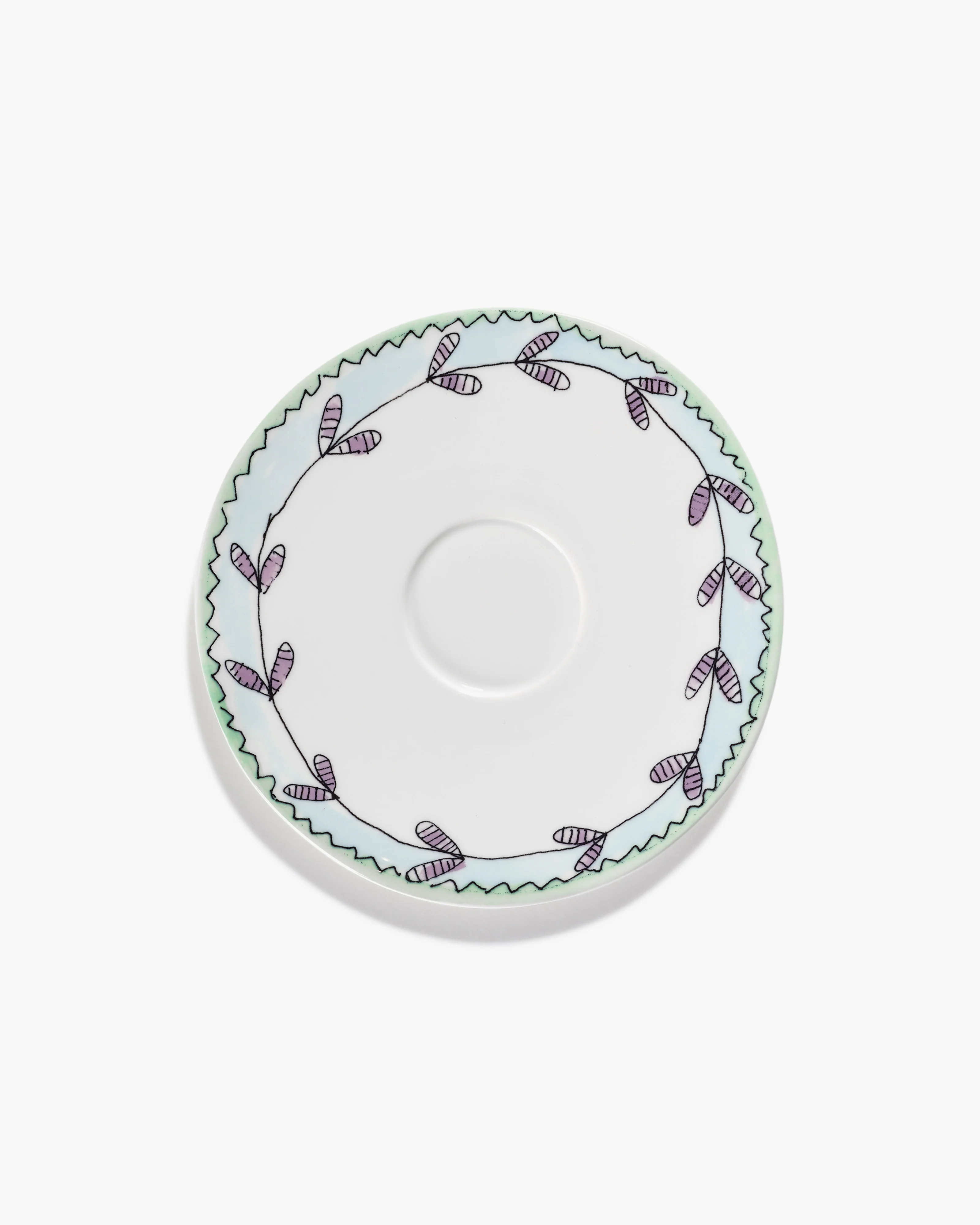 Saucer tea cup Blossom milk Midnight Flowers - Image 3