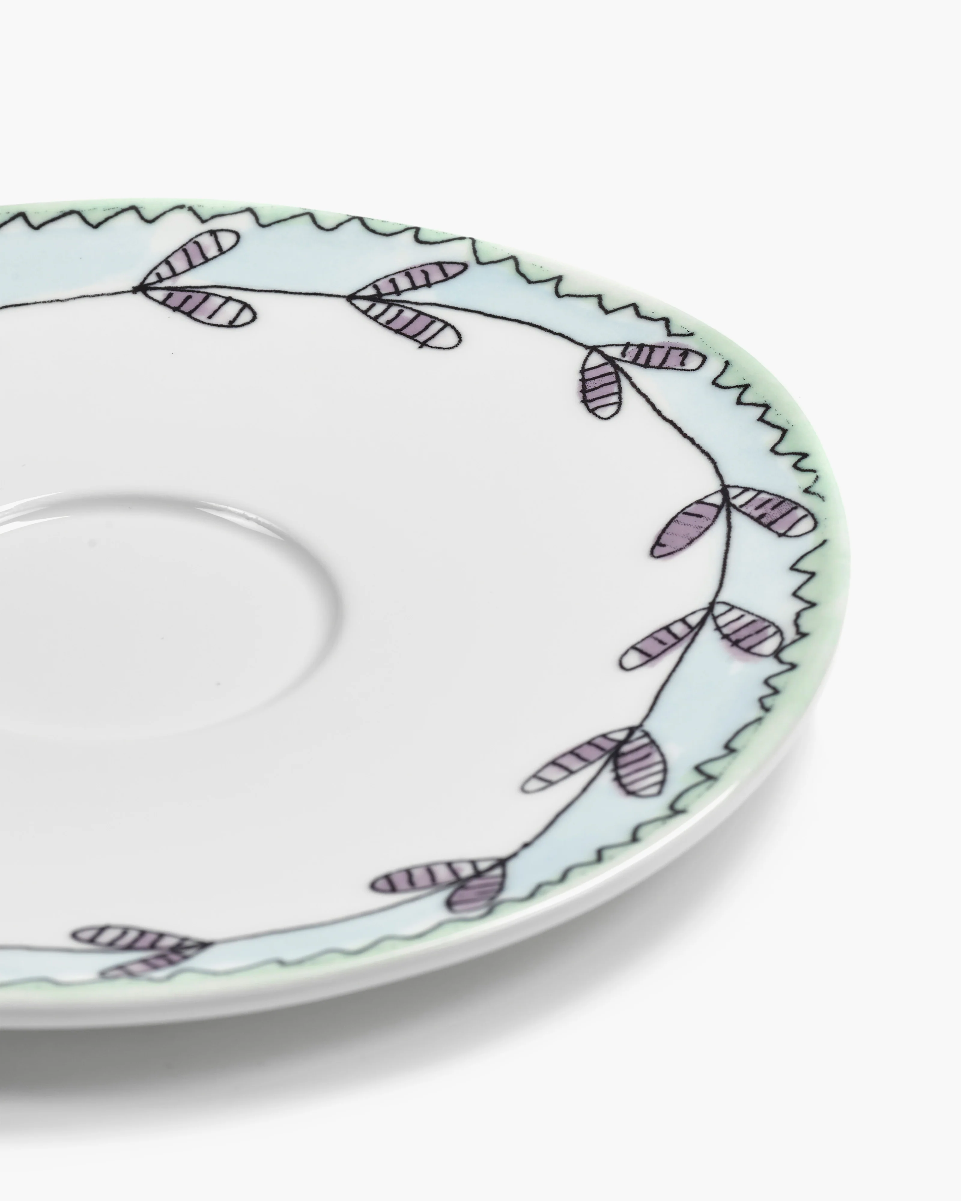 Saucer tea cup Blossom milk Midnight Flowers - Image 5