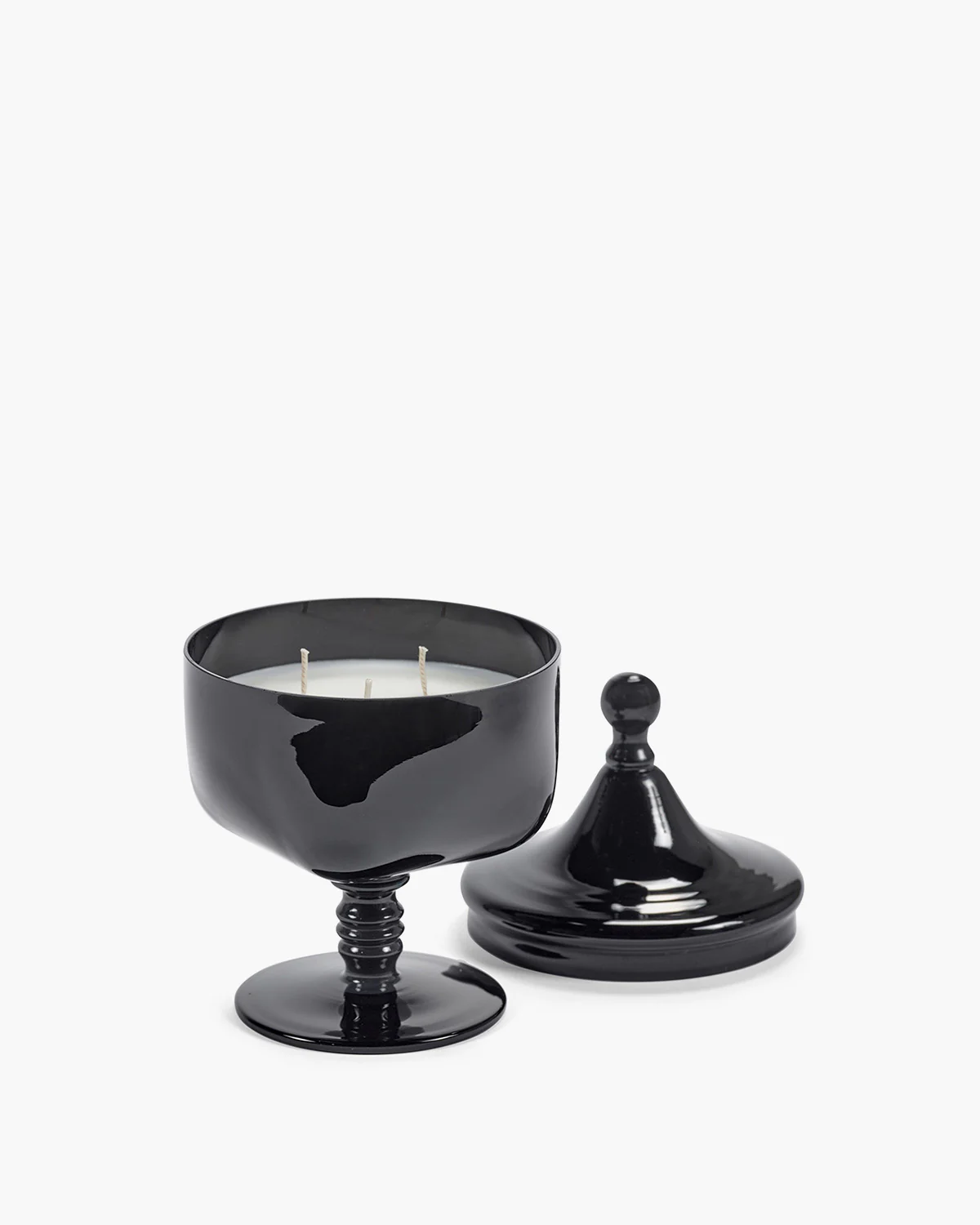 Scented candle black Rosamar - Image 3