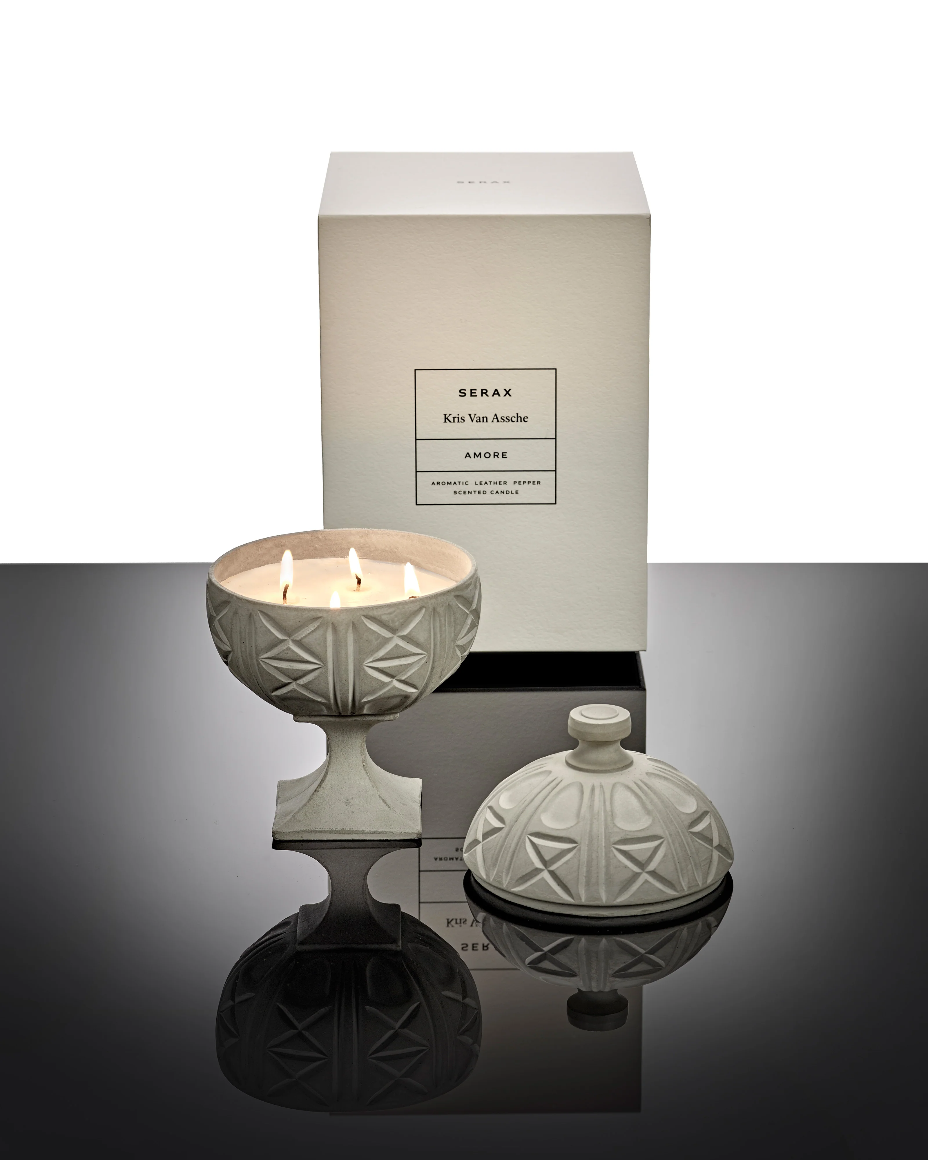 Scented candle concrete Amore - Image 2