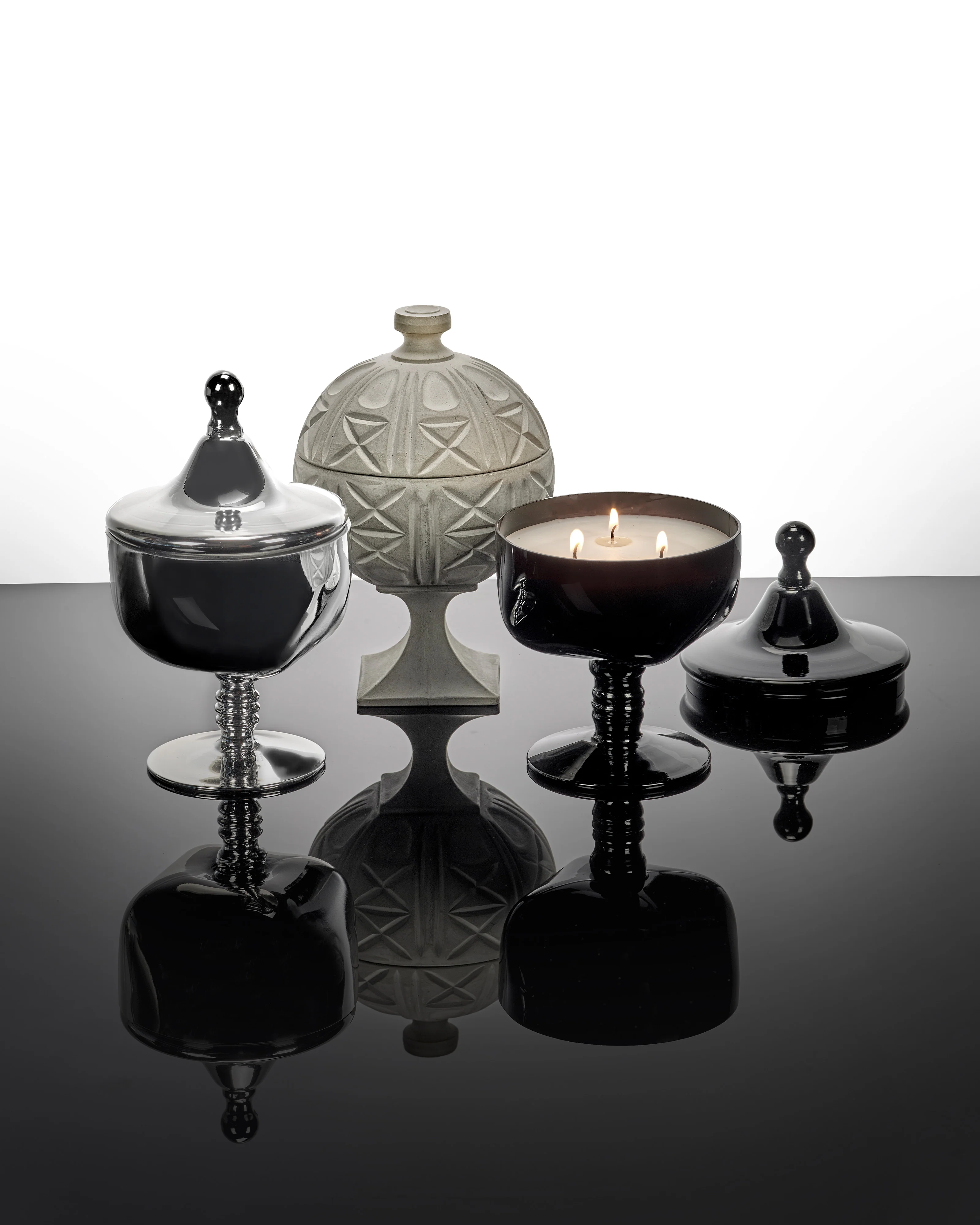 Scented candle concrete Amore - Image 5