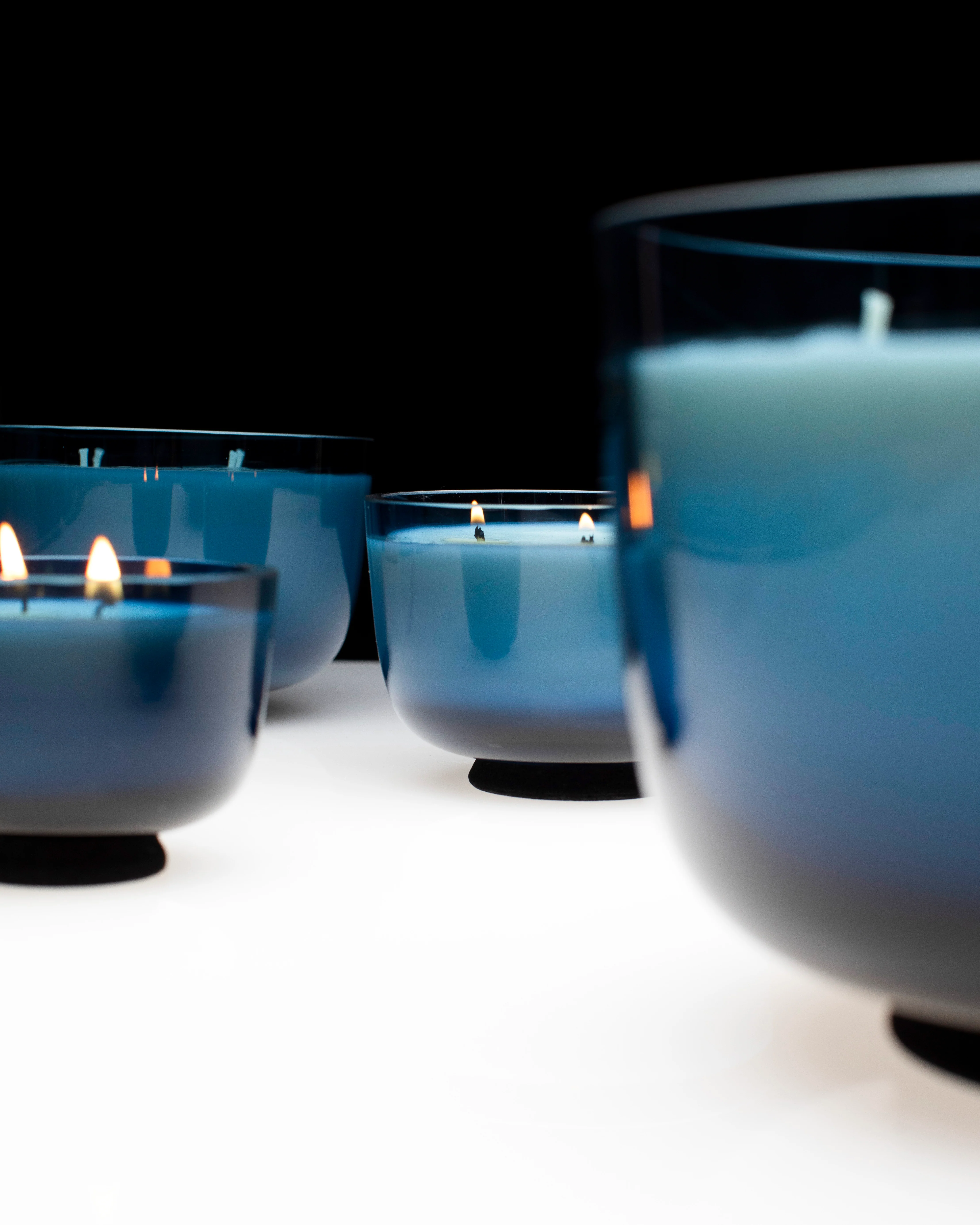 Scented candle L dark blue Panarea - Image 4