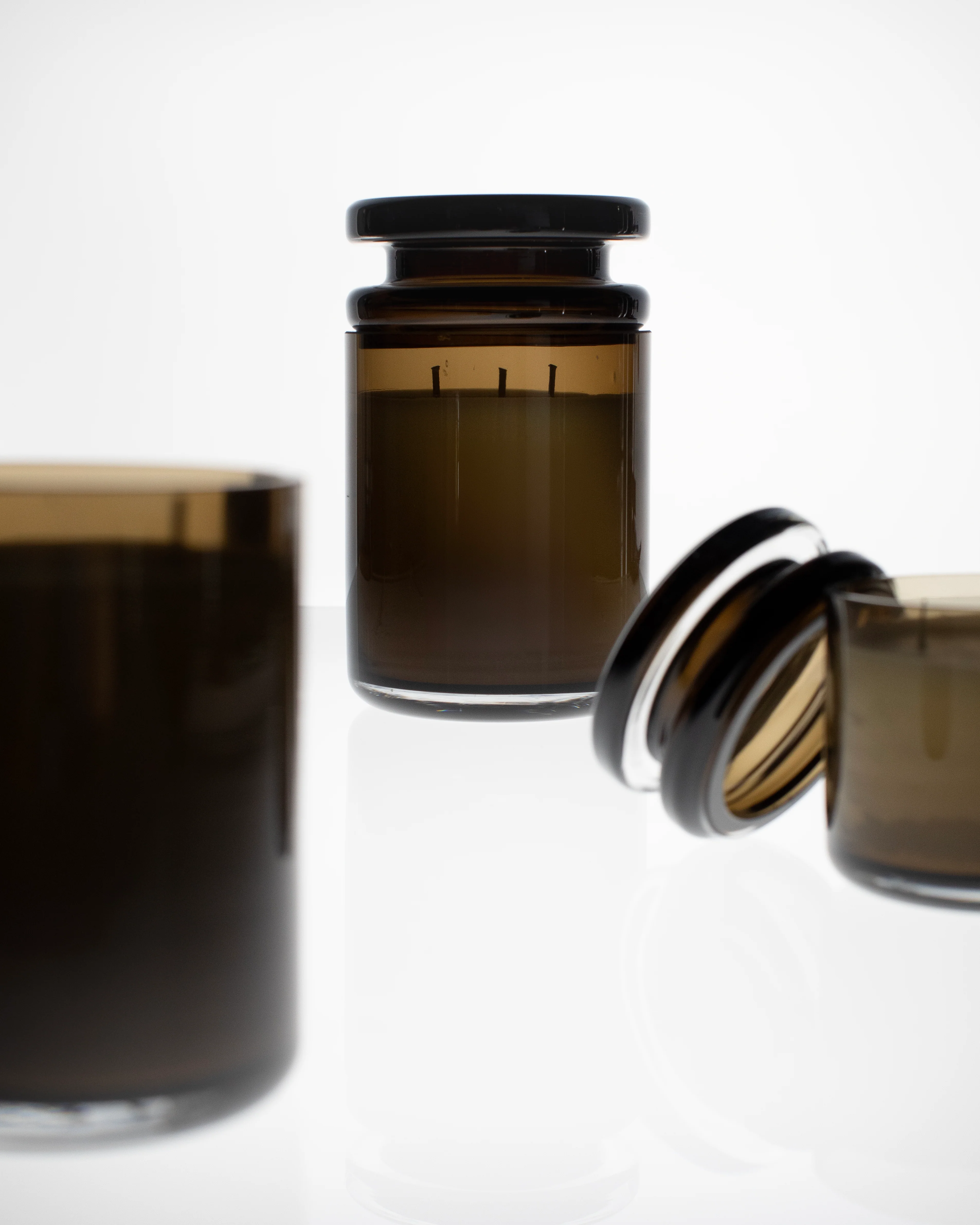Scented candle L dark brown Zephyr - Image 2