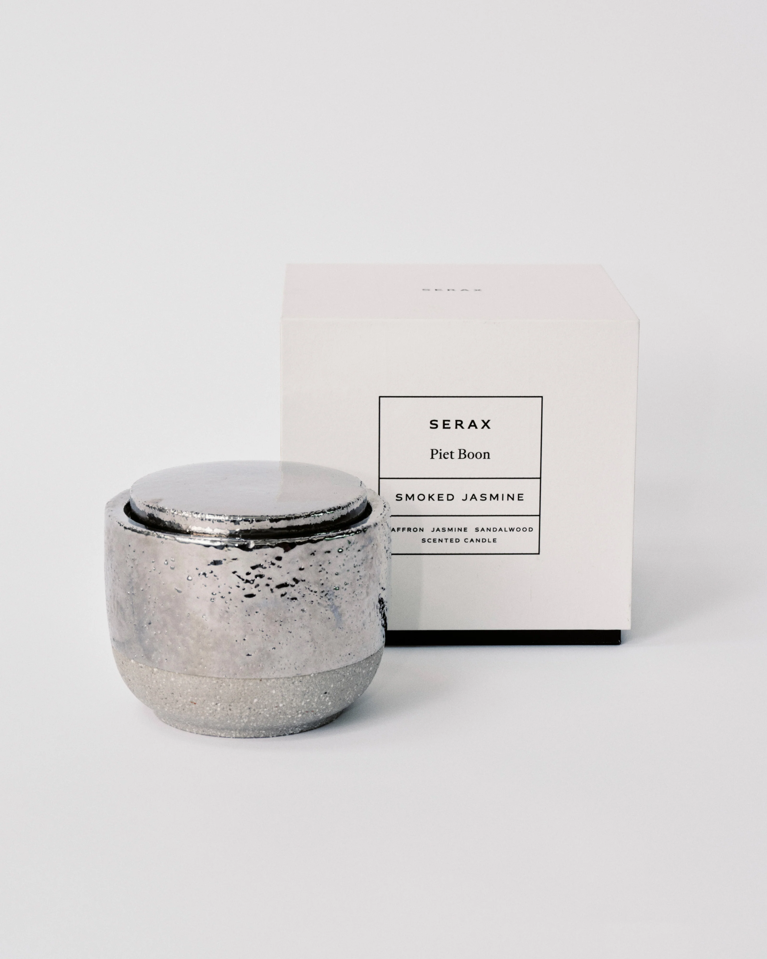 Scented candle L silver Smoked Jasmine - Image 3
