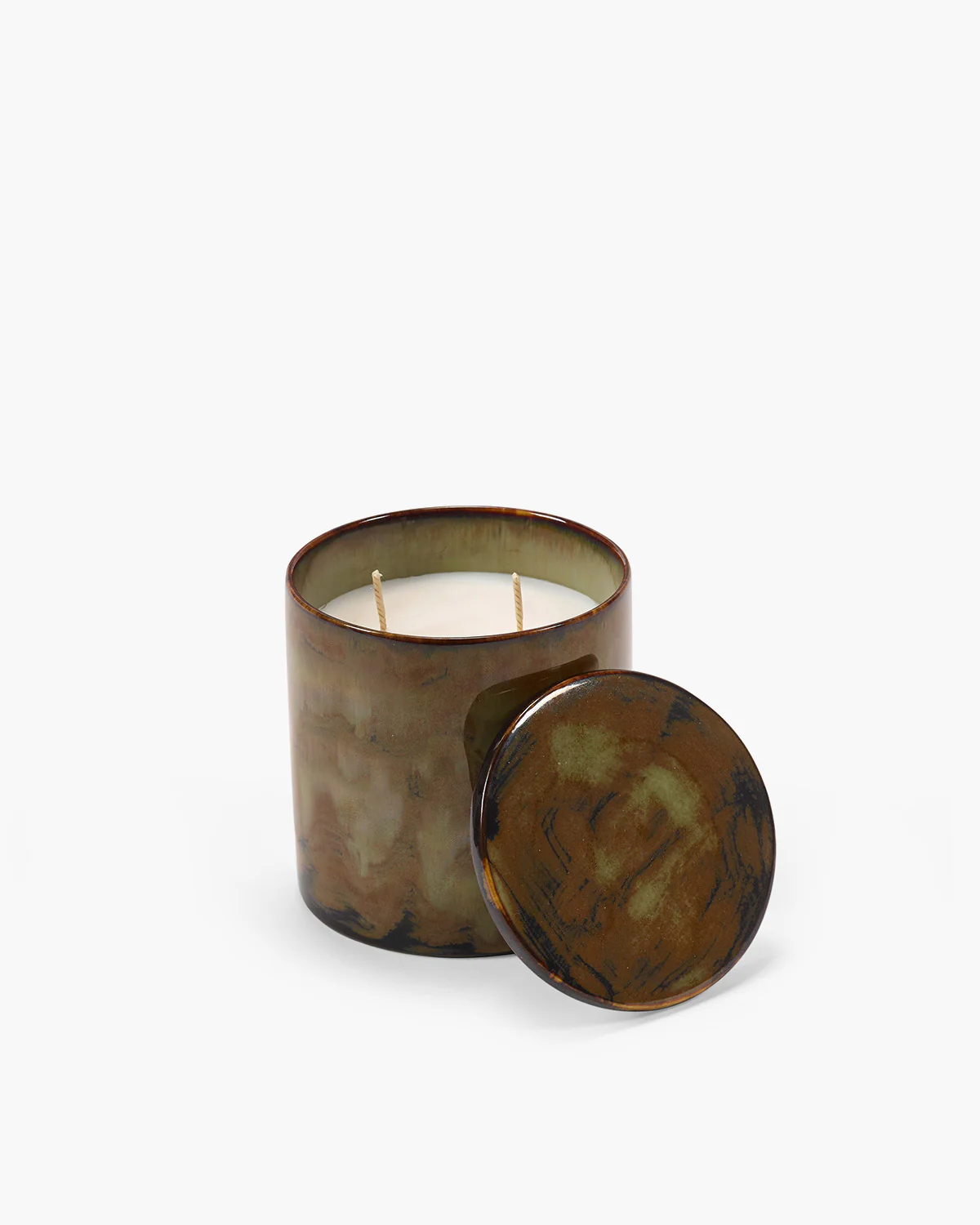 Scented candle M beige London - Image 2