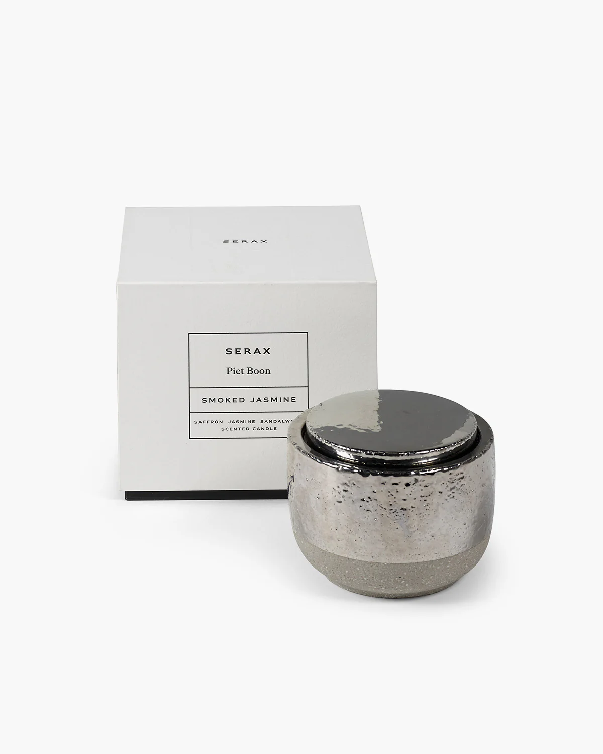 Scented candle M silver Smoked Jasmine - Image 3