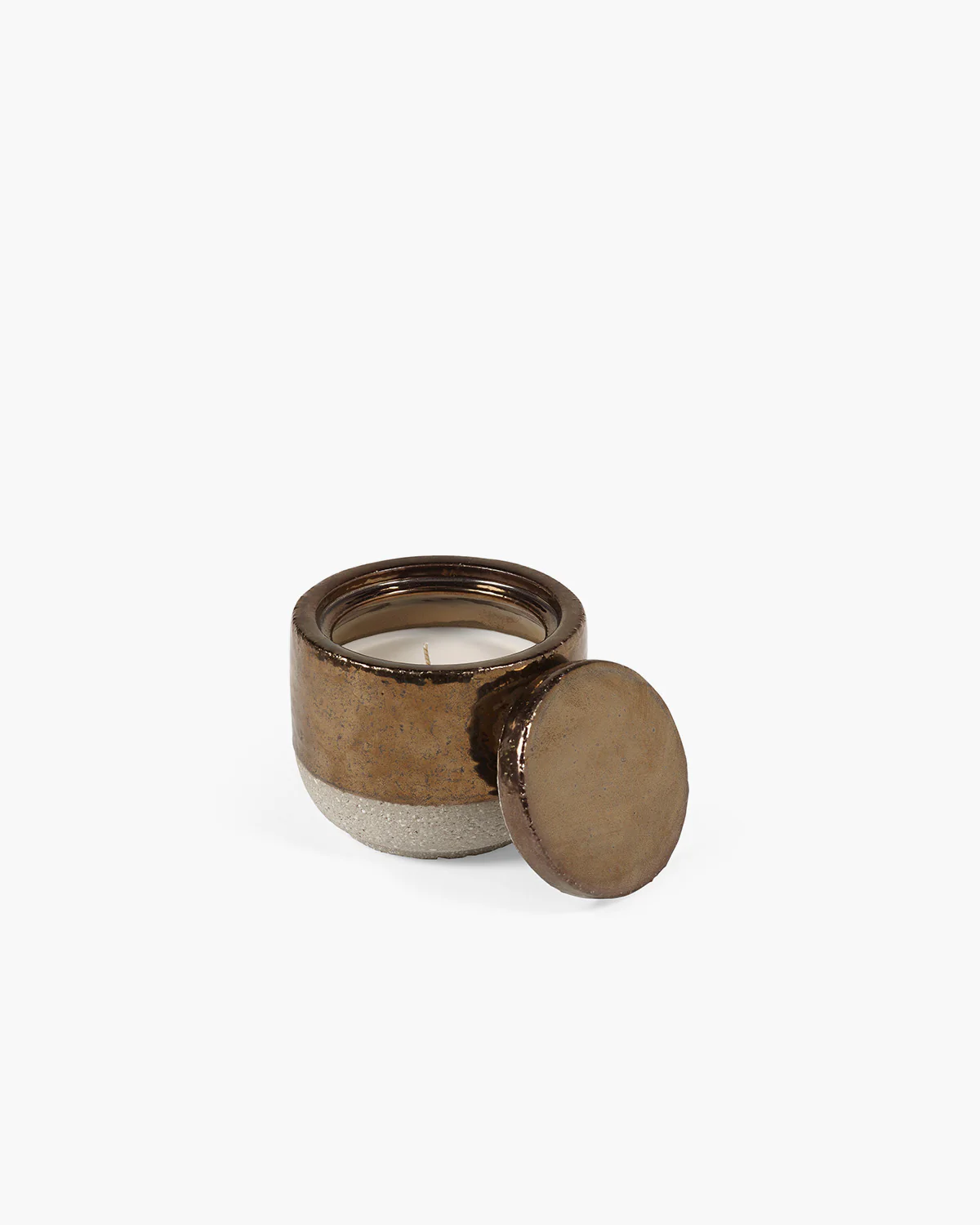 Scented candle S gold Charred Santal - Image 2
