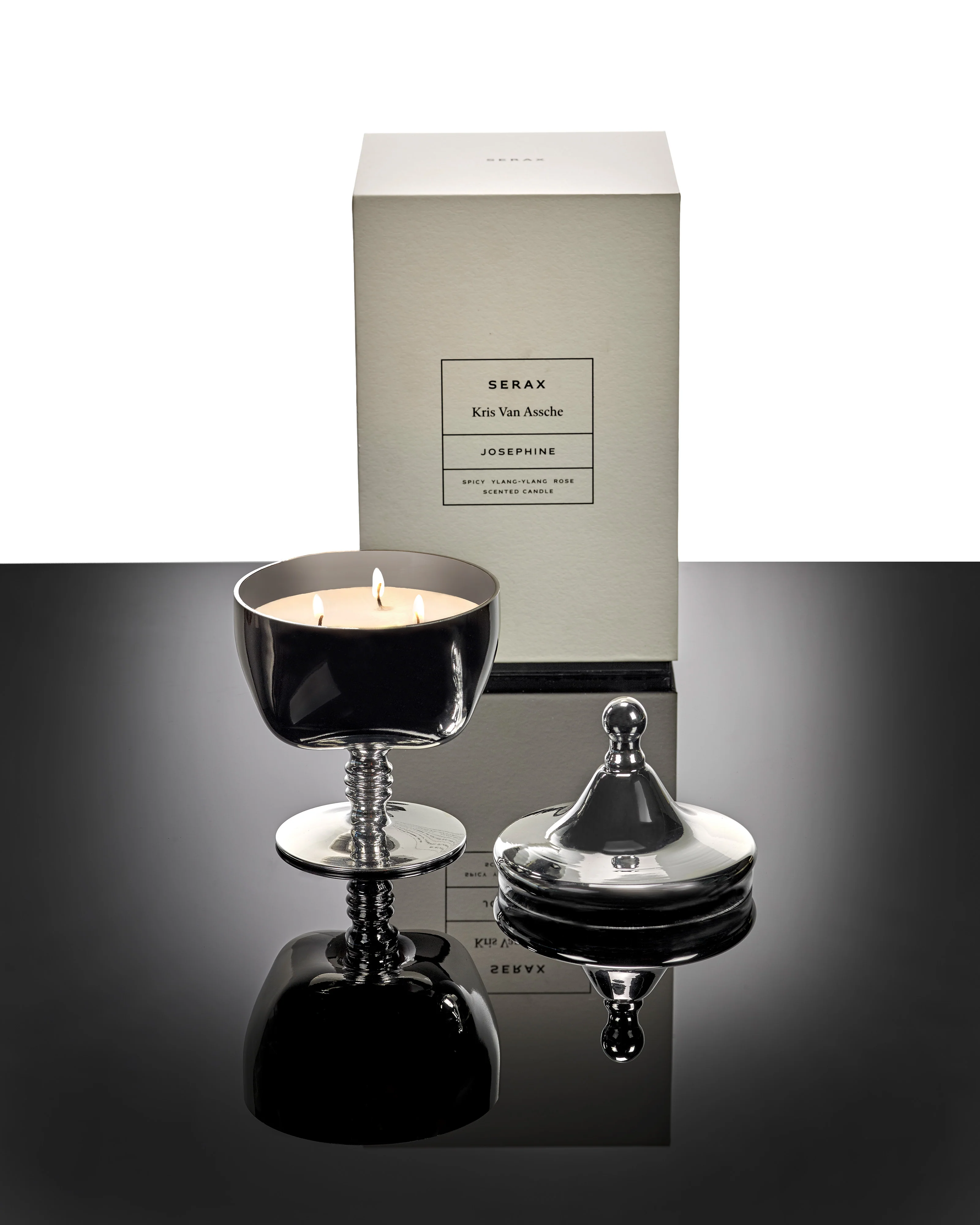 Scented candle silver Josephine - Image 2