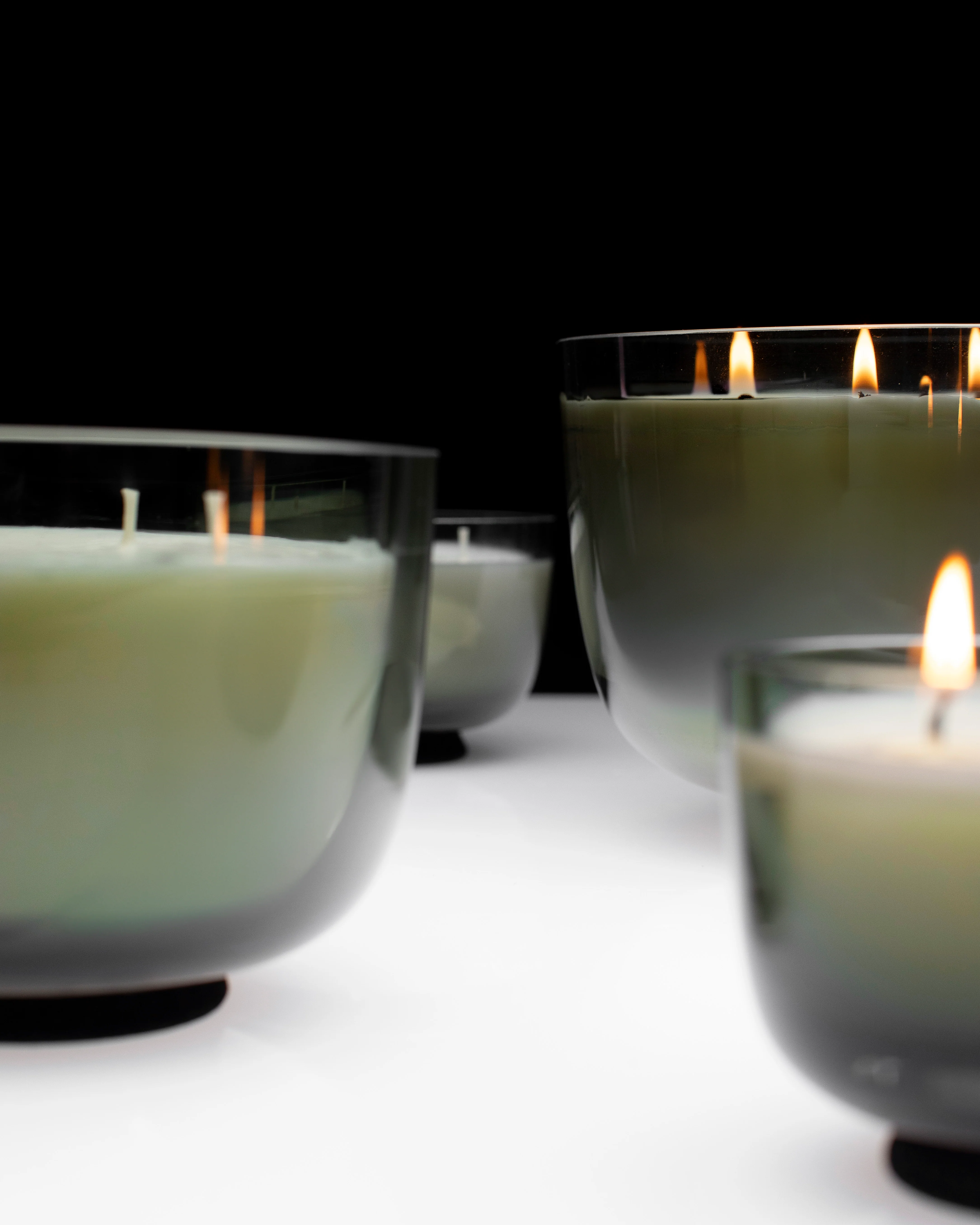 Scented candle XS smoky gray Antwerp - Image 4