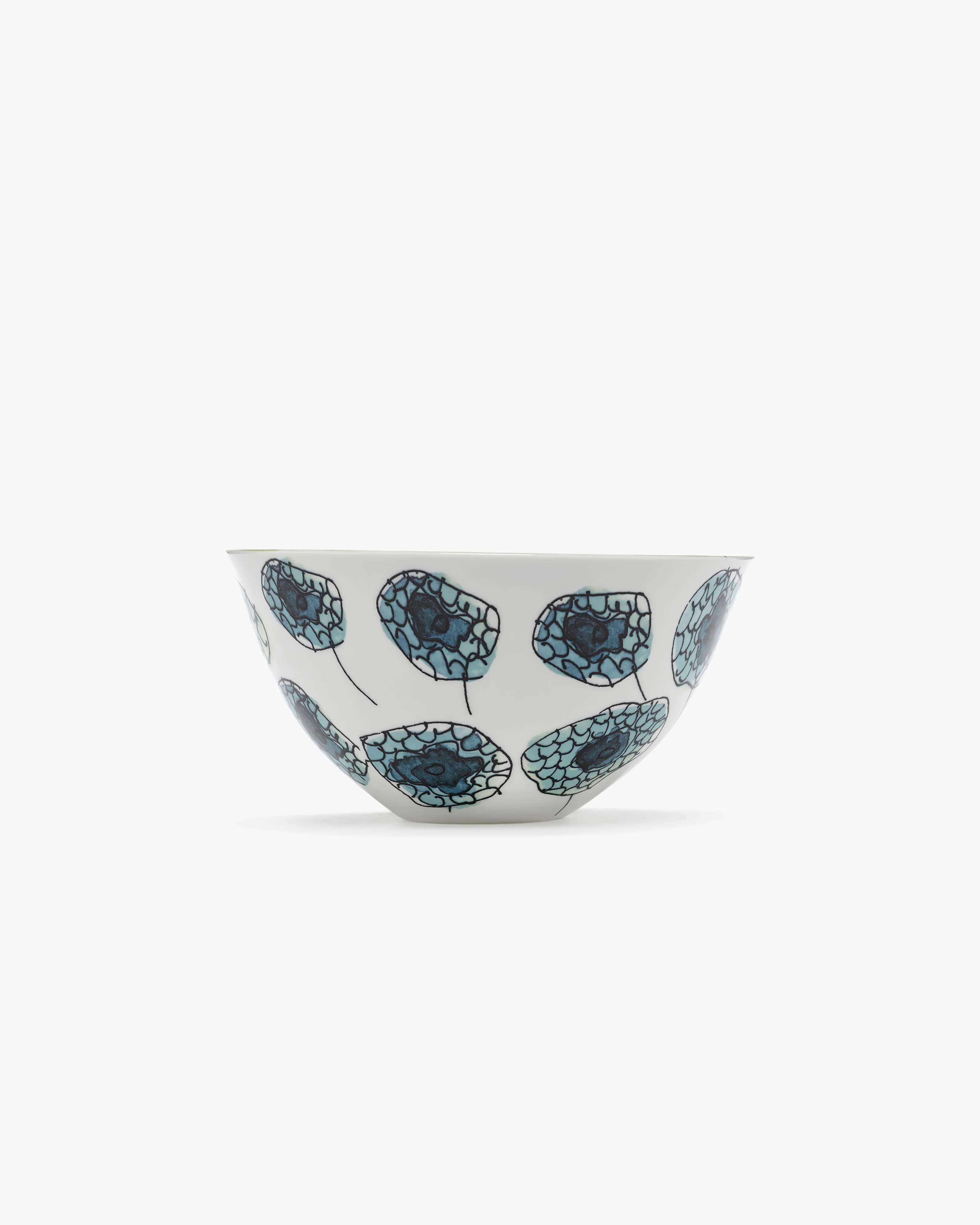 Serving bowl L Anemone vaniglia Midnight Flowers - Image 3
