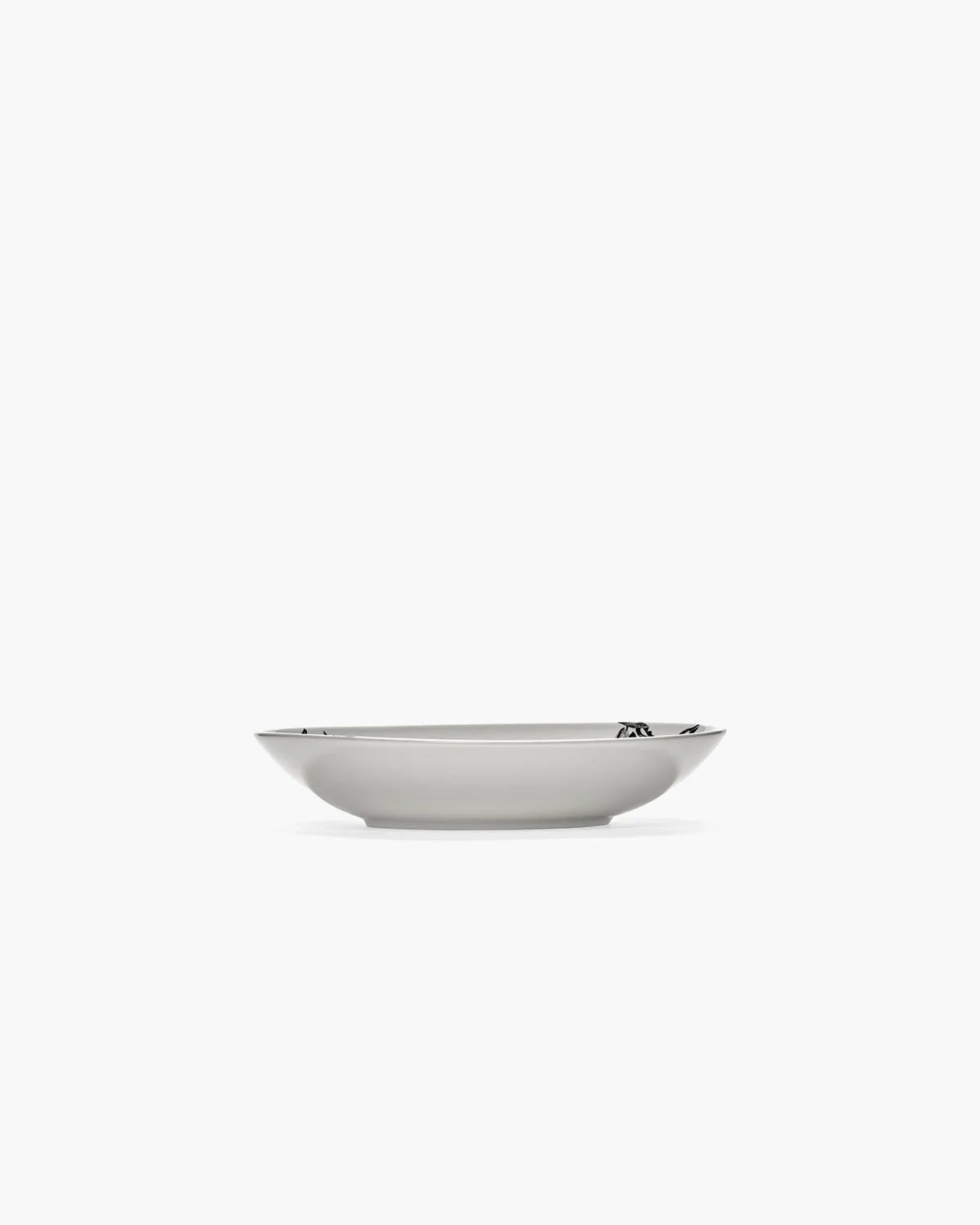 Serving bowl oval S magical blossom white - black Unity - Image 4