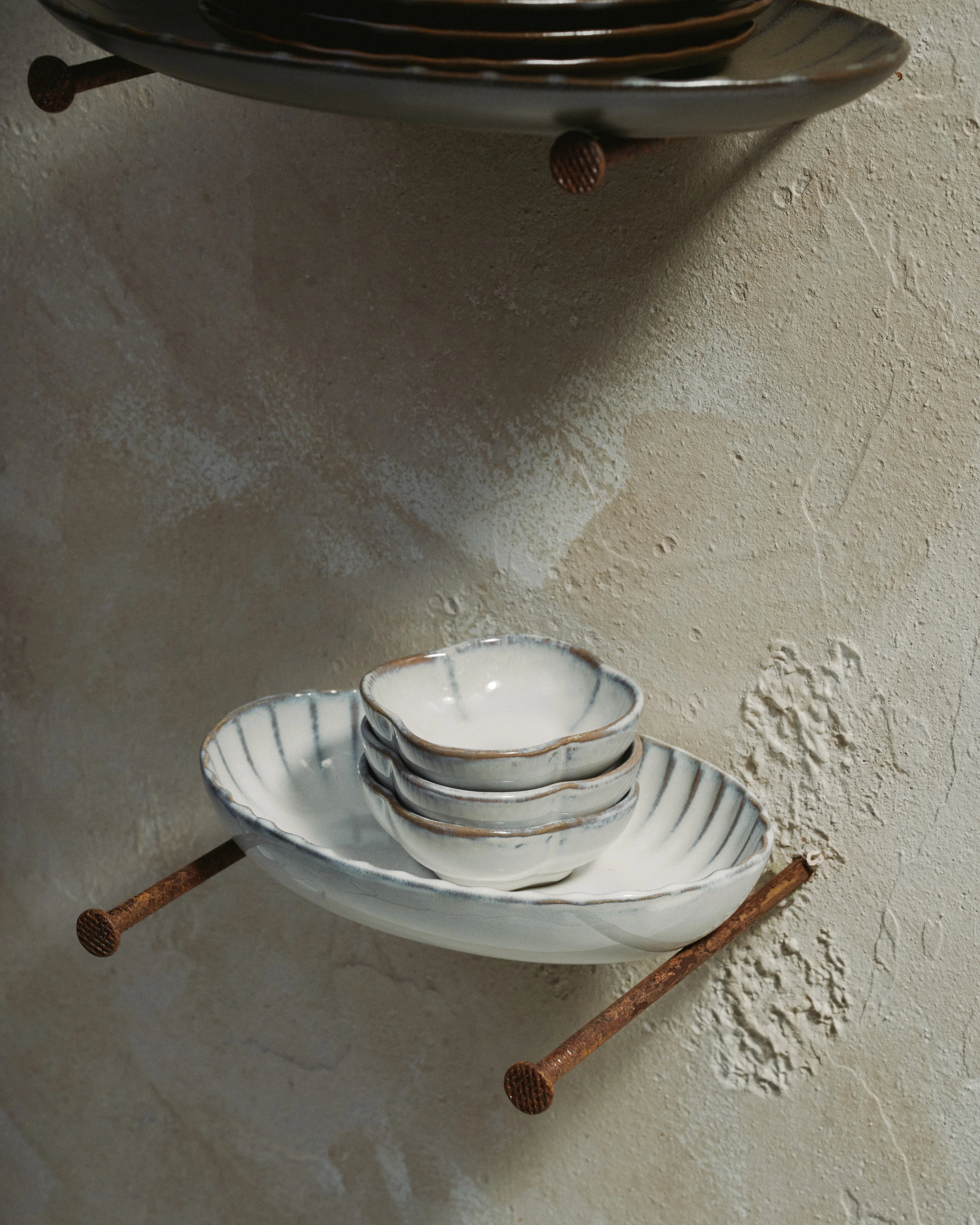 Serving bowl oval S white Inku - Image 2