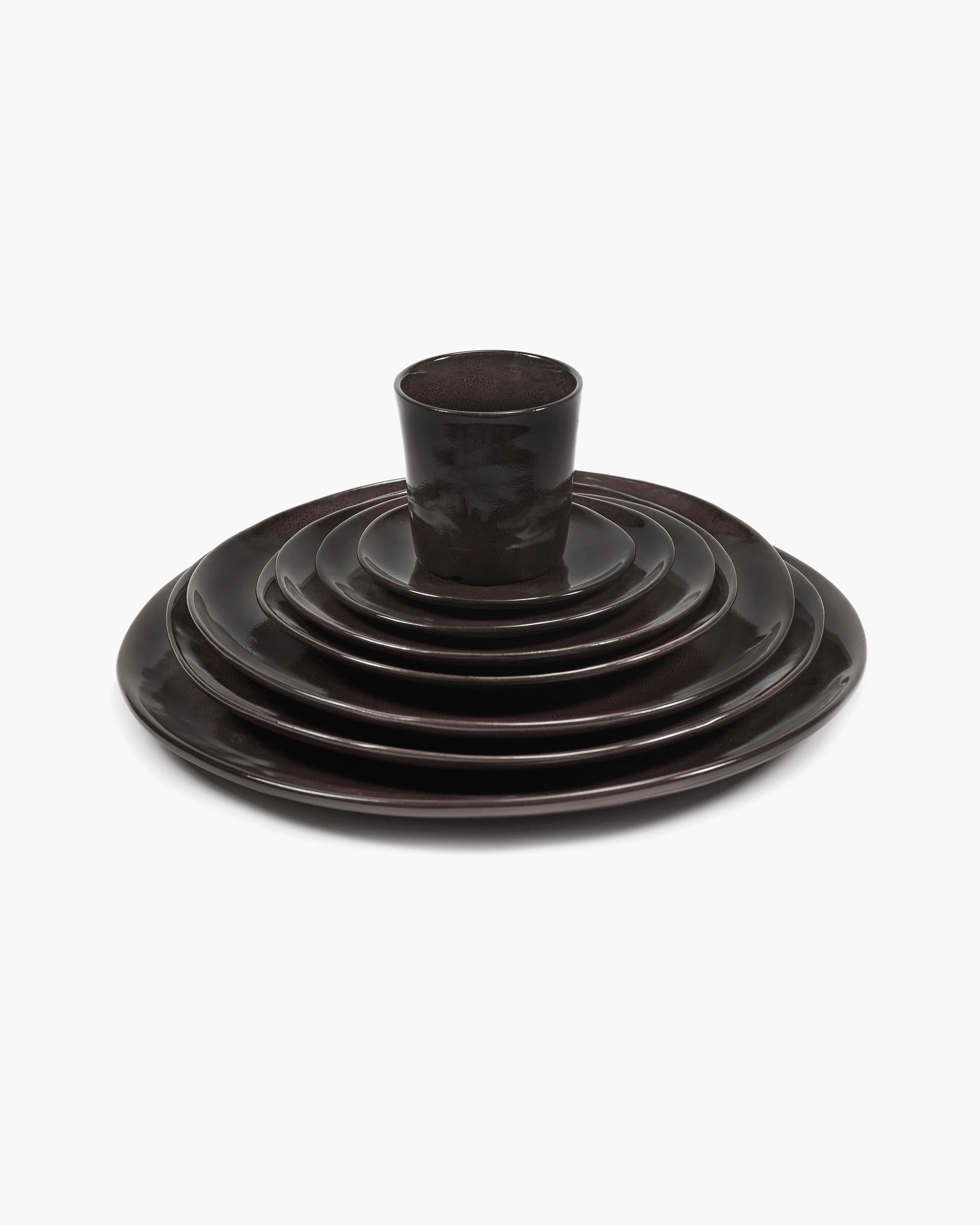 Serving plate ebony La Mère - Image 4