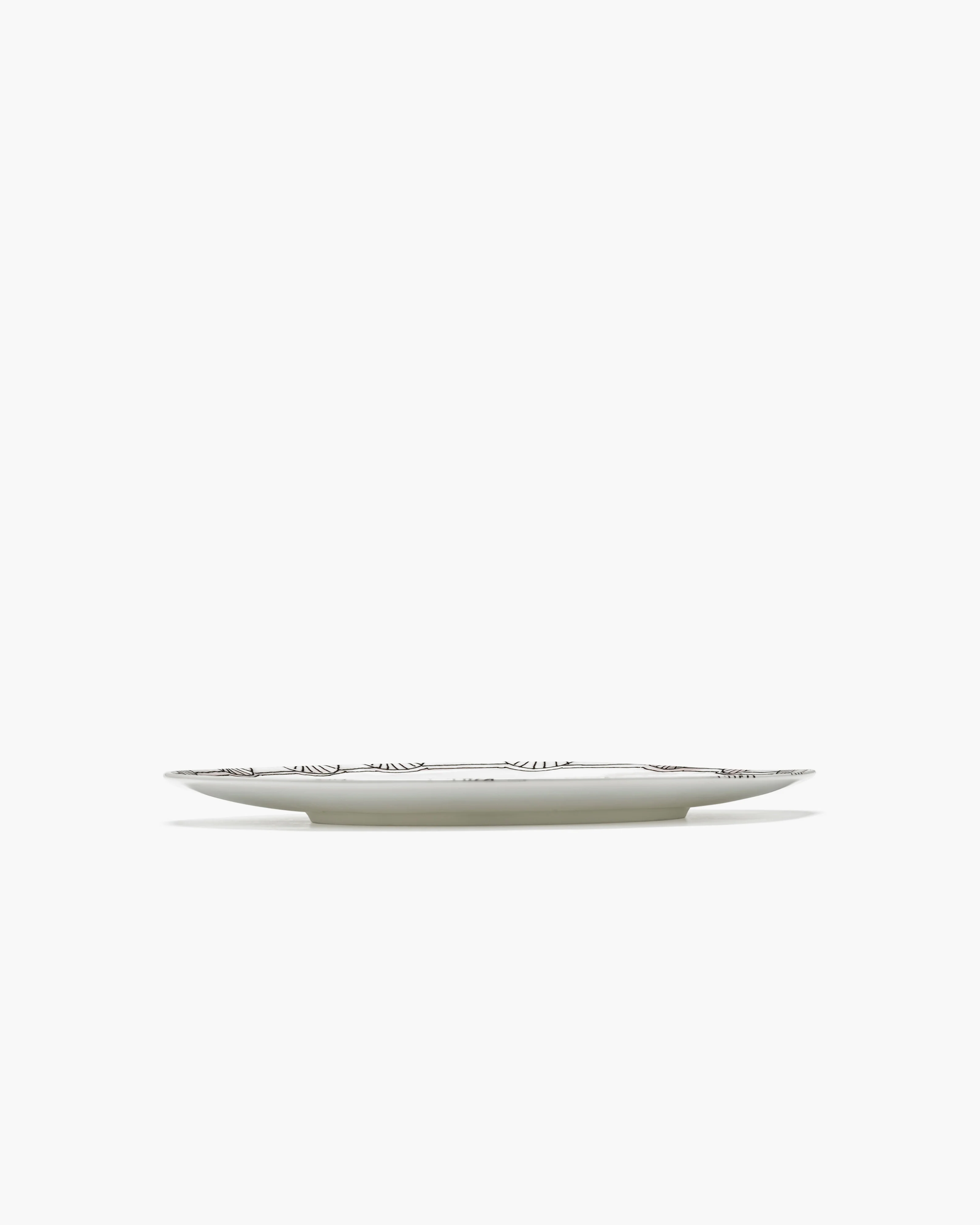 Serving plate S Mirtillo nude Midnight Flowers - Image 3
