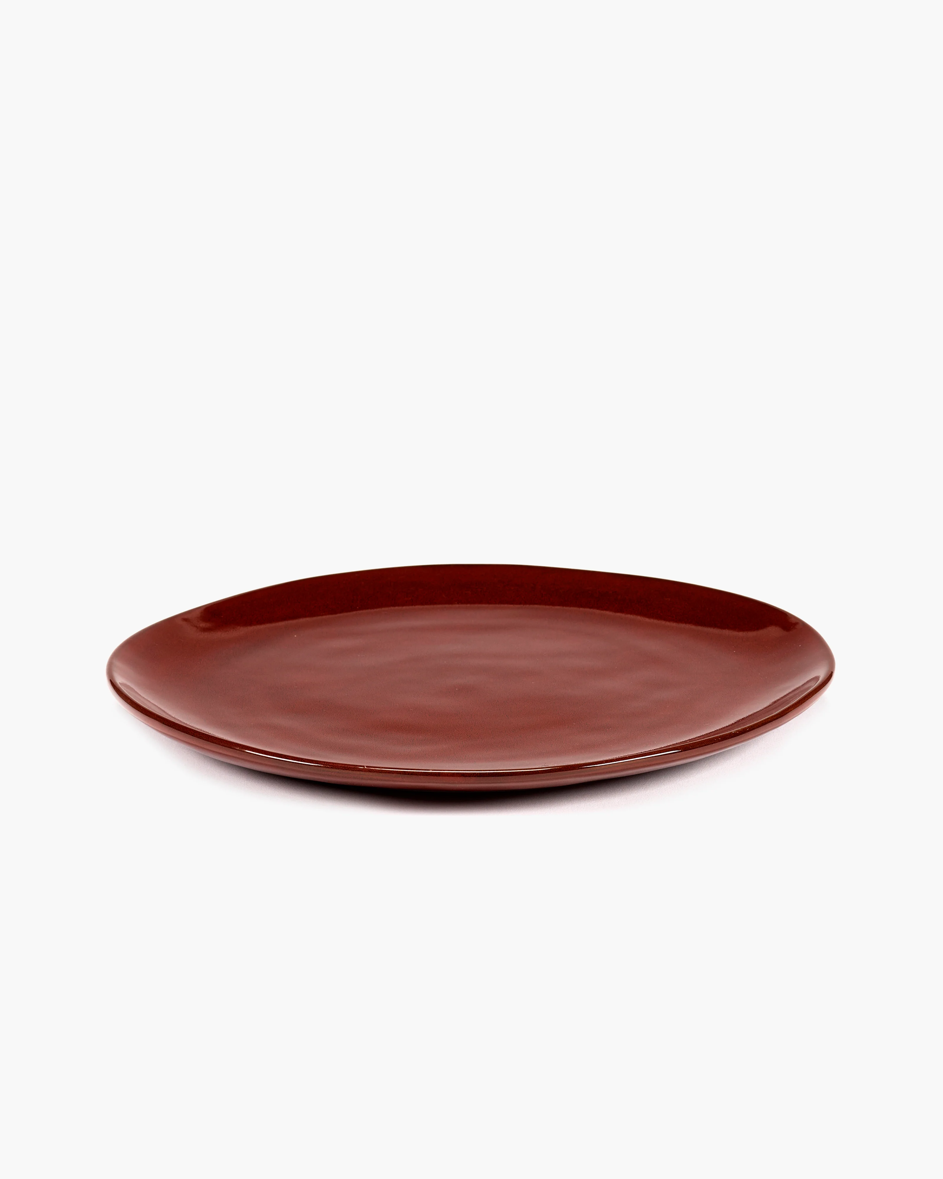 Serving plate venetian red La Mère