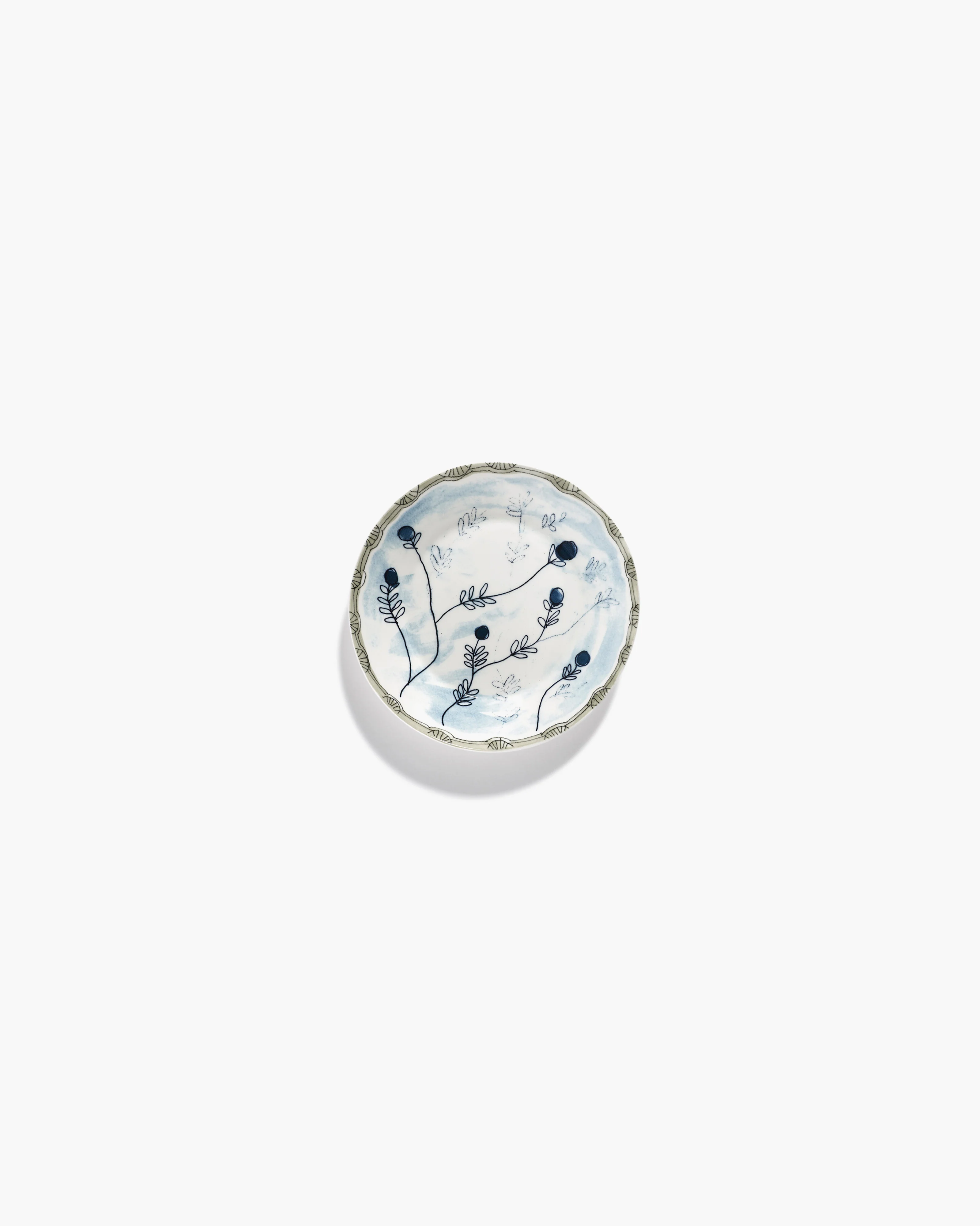 Deep plate XS Mirtillo tea Midnight Flowers - Image 2
