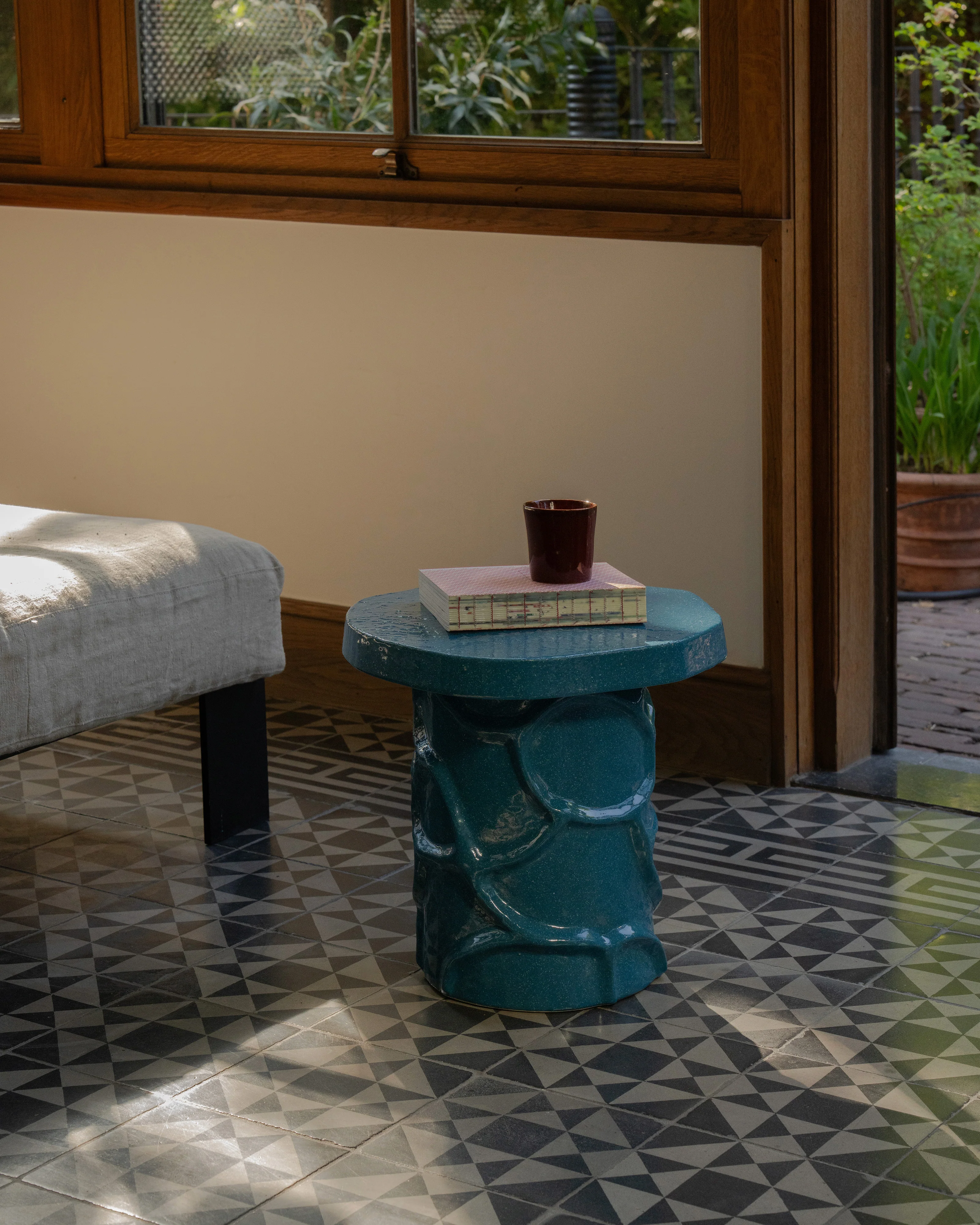 Side table 07 blue Mena - Image 2