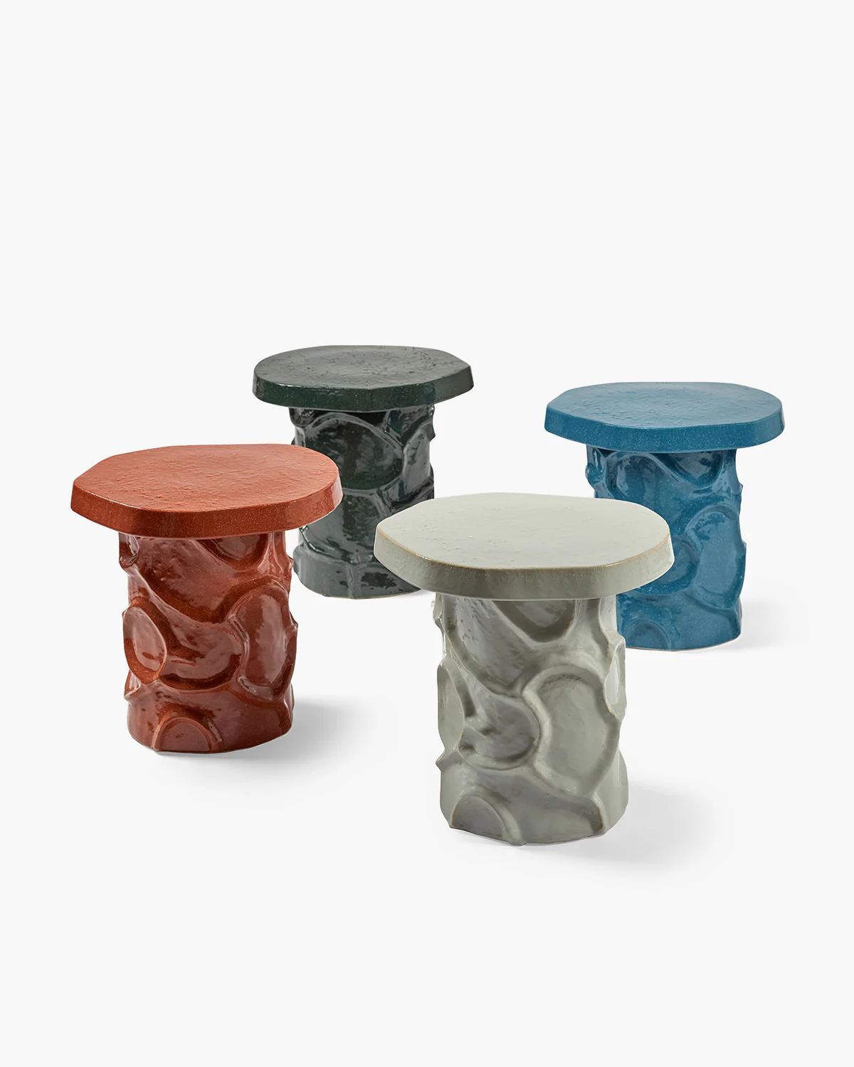 Side table 07 blue Mena - Image 4
