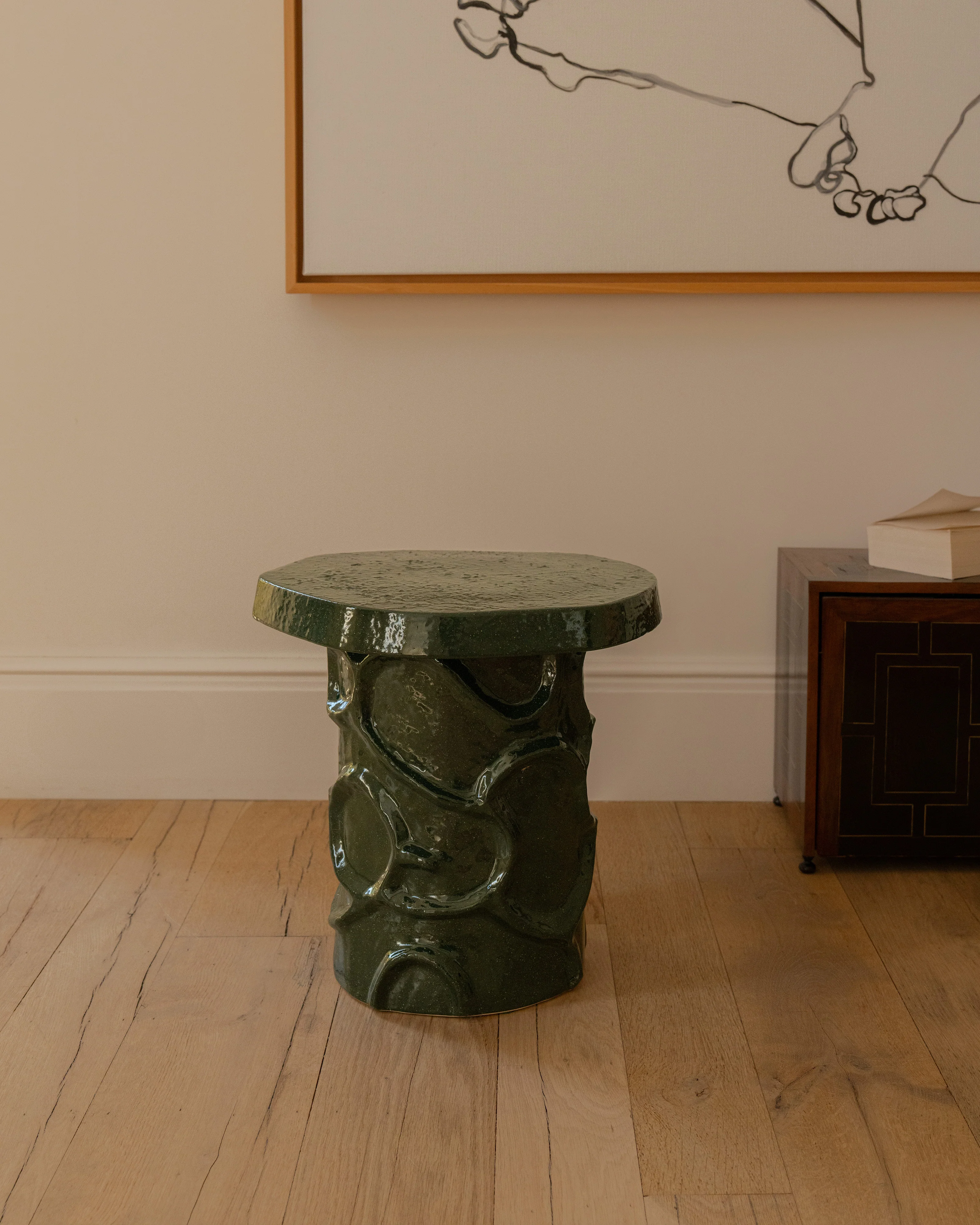 Side table 07 dark green Mena - Image 2