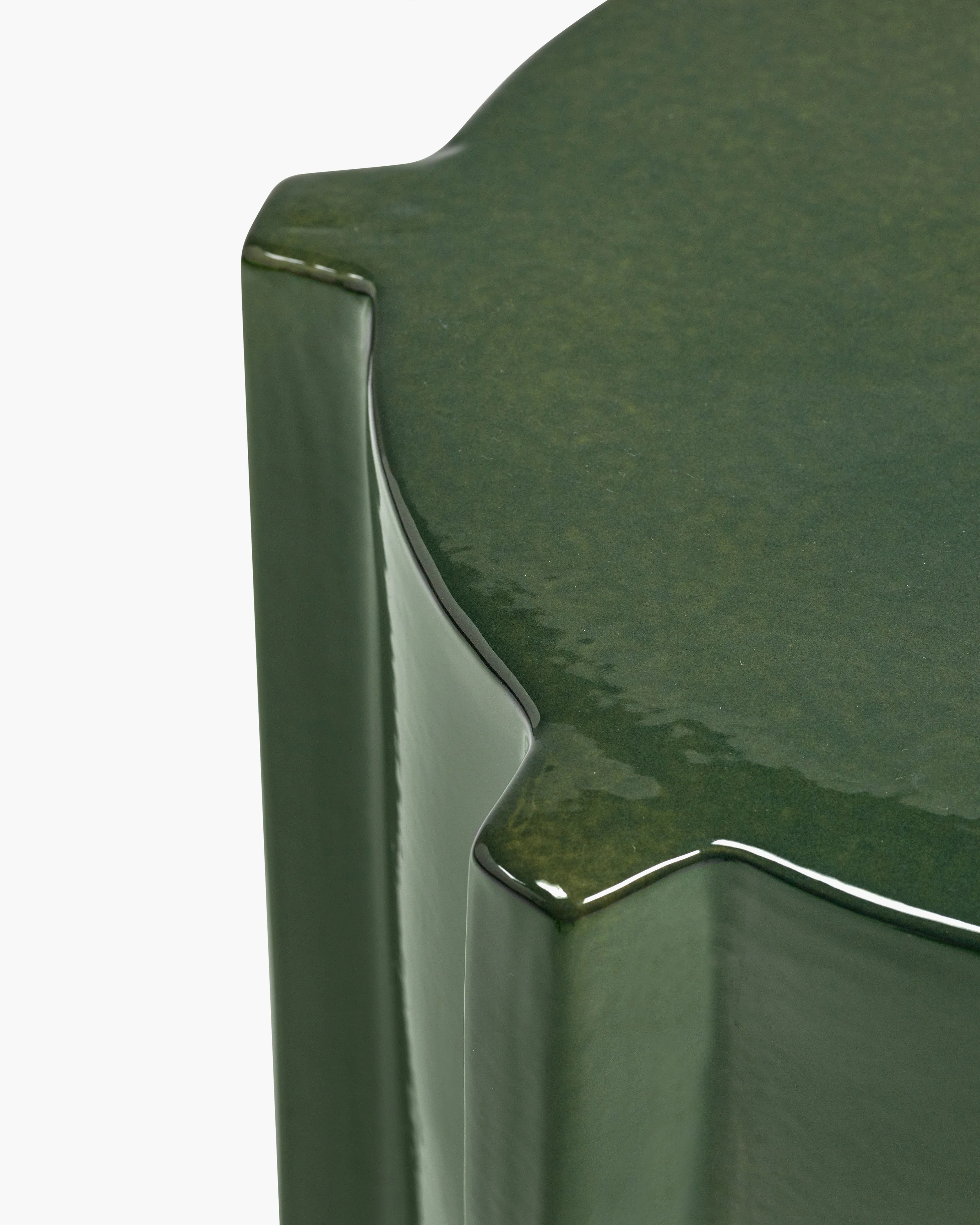Side table dark green geometrical Pawn - Image 4