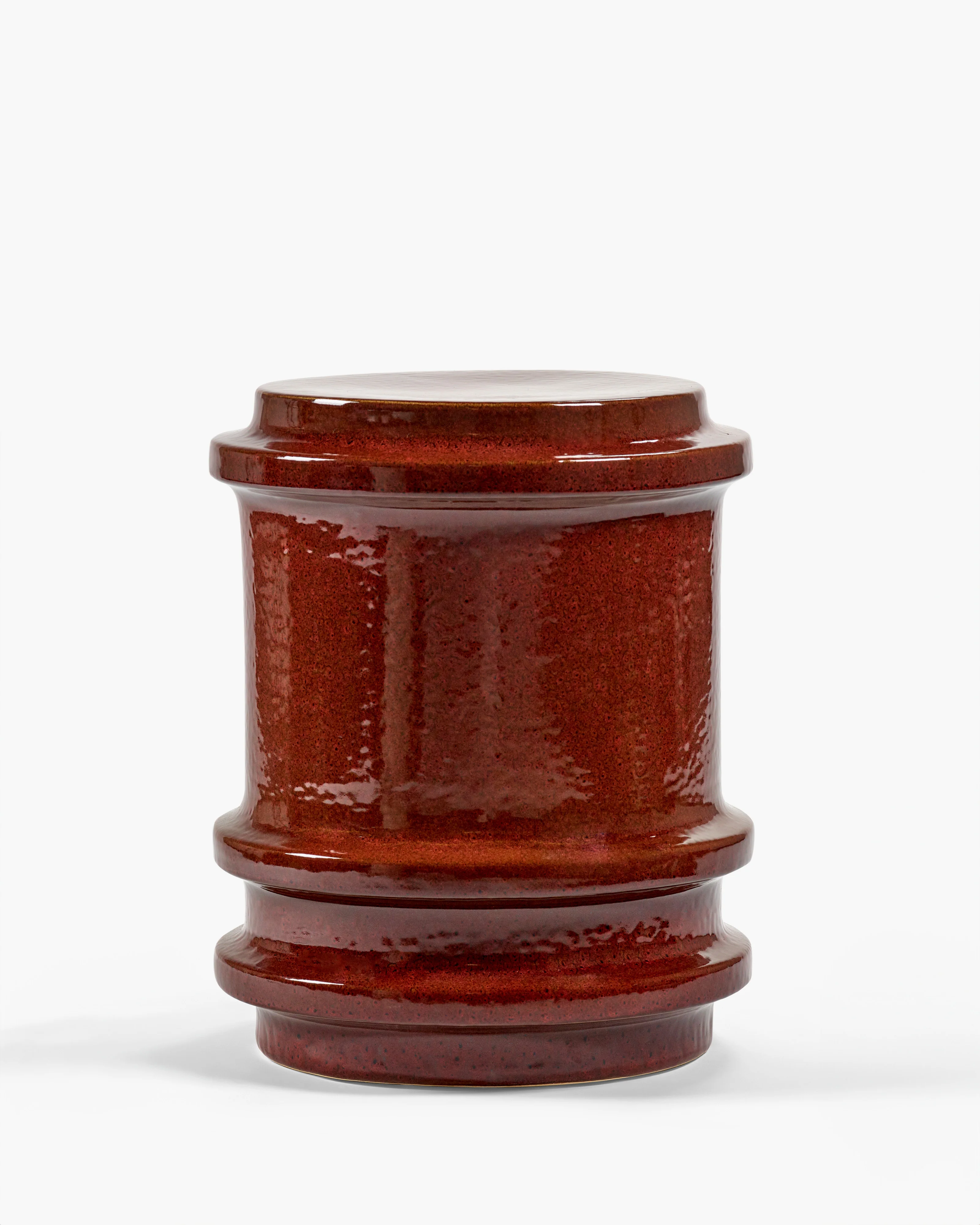 Side table dark red geometrical Pawn - Image 3
