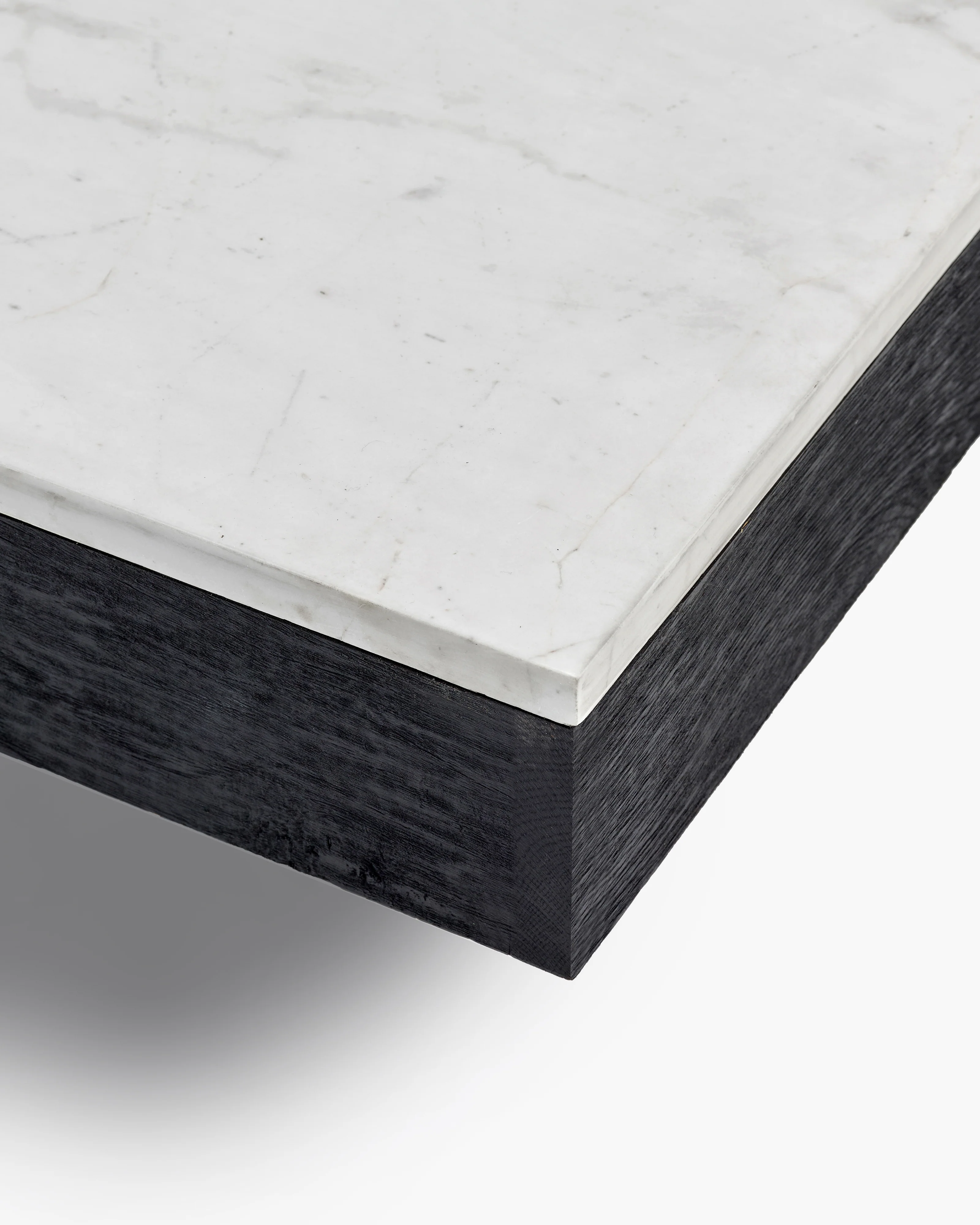 Side table L black - white Rudolph - Image 2
