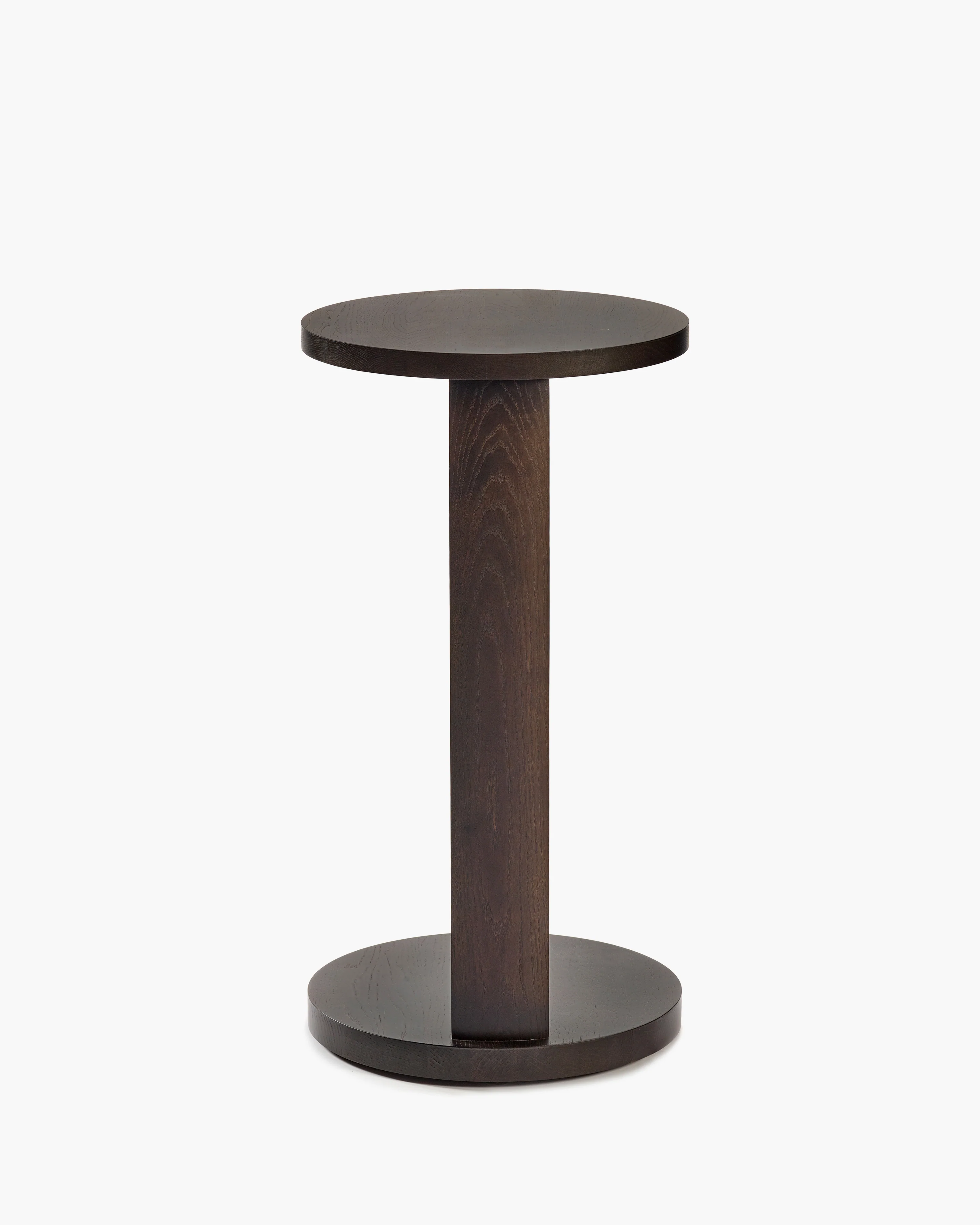 Side table L oak stained brown Aura - Image 4