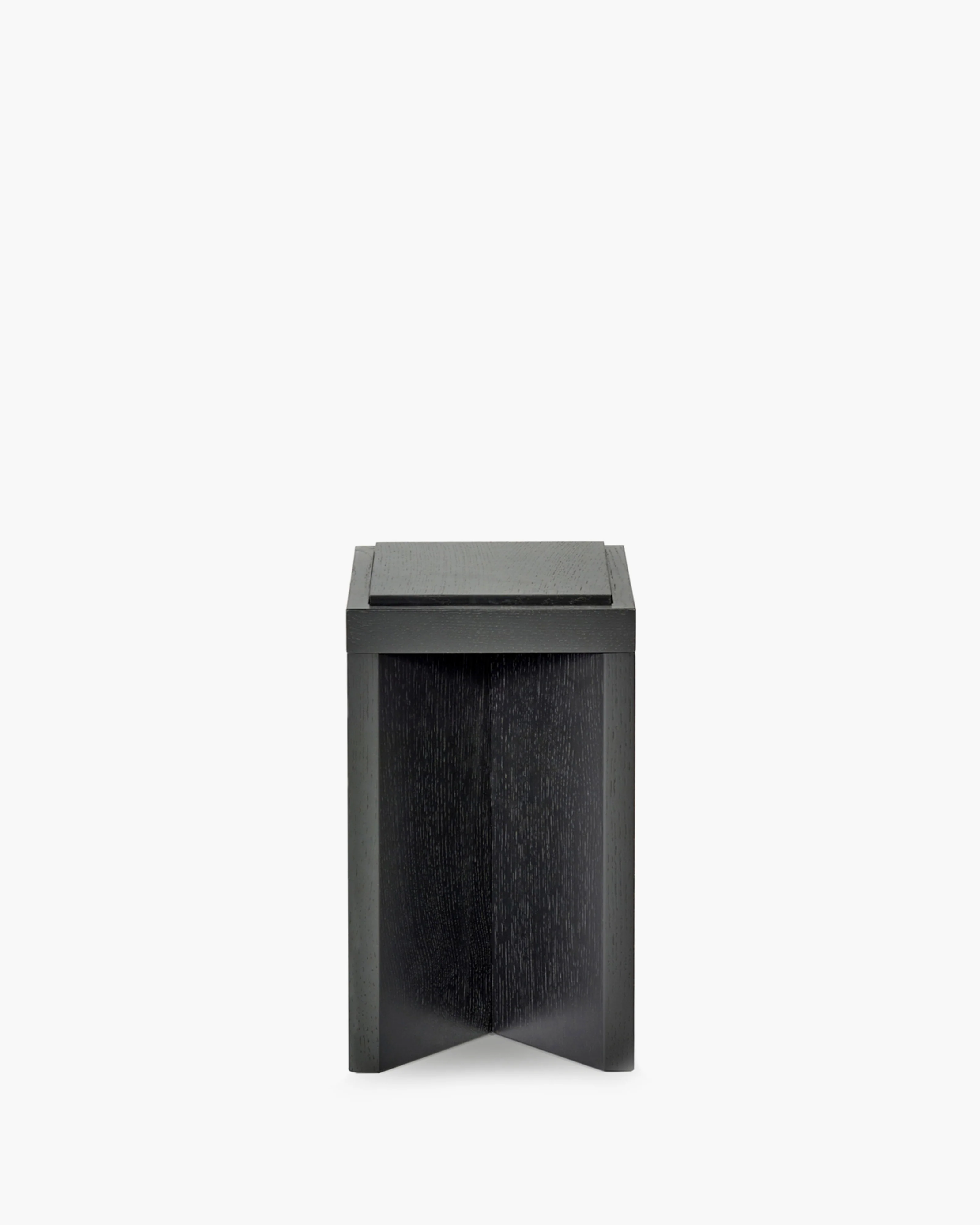 Side table oak stained black Kubé 4 - Image 2