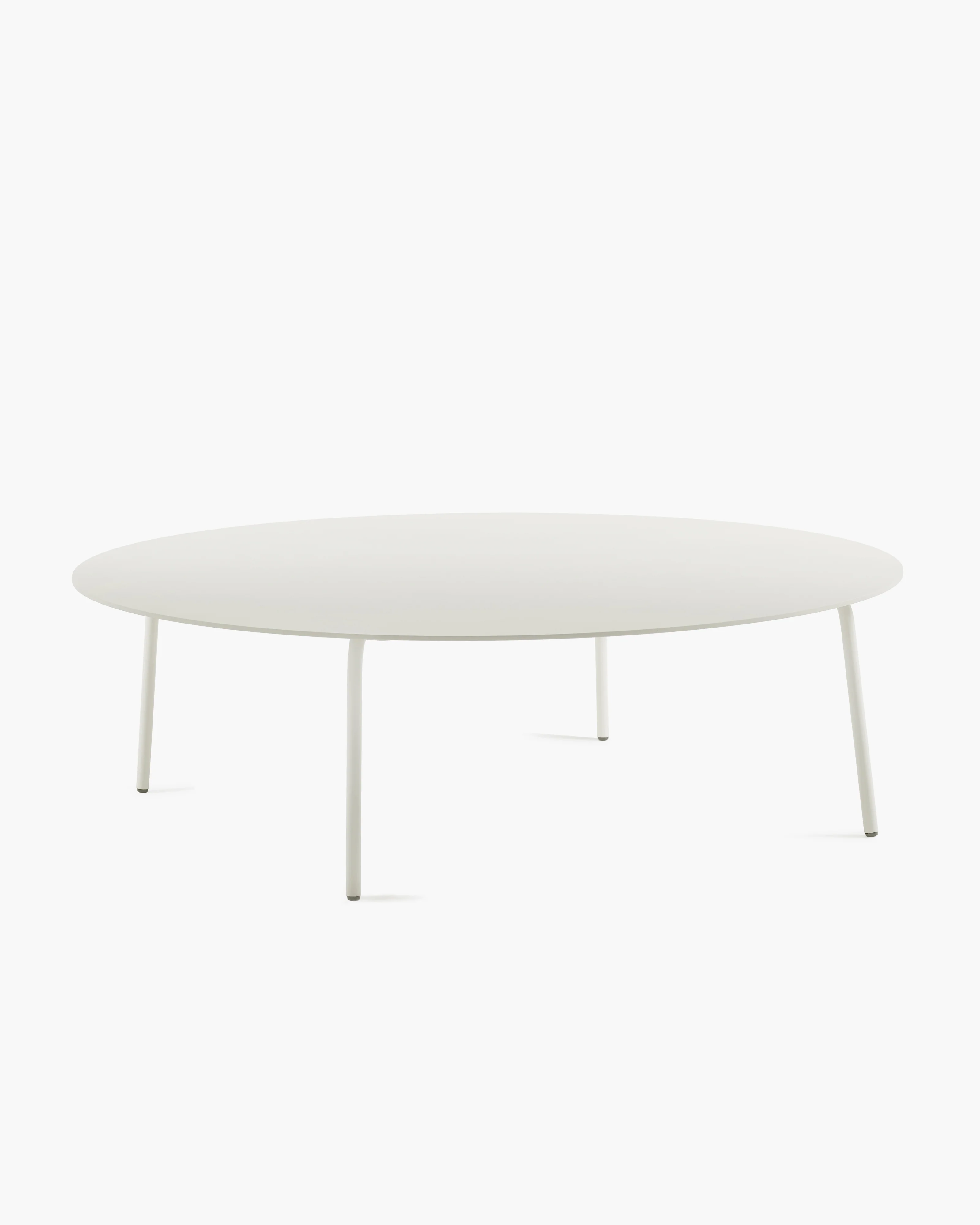 Side table round XL aluminium sand August - Image 2