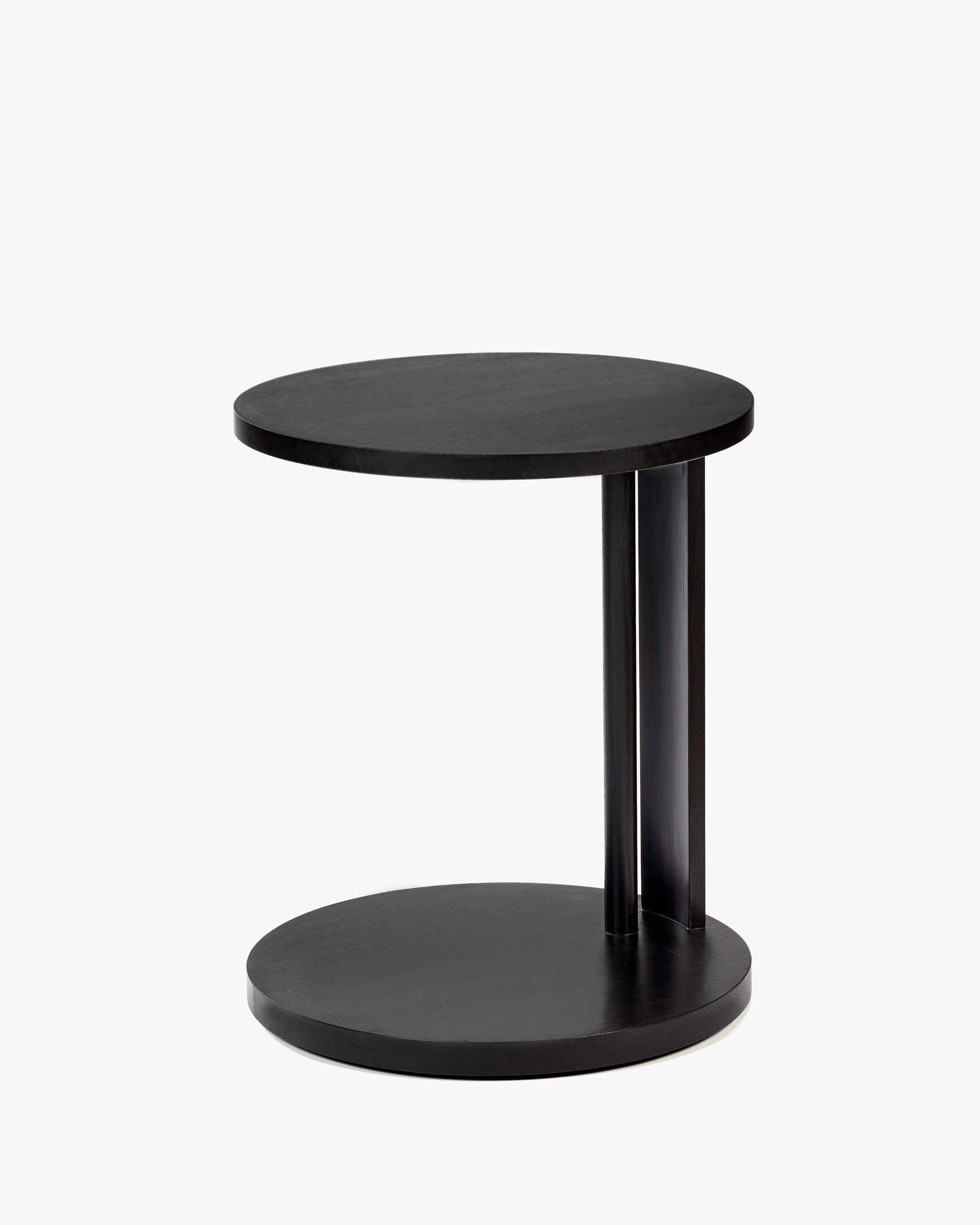 Side table S beech black Aura