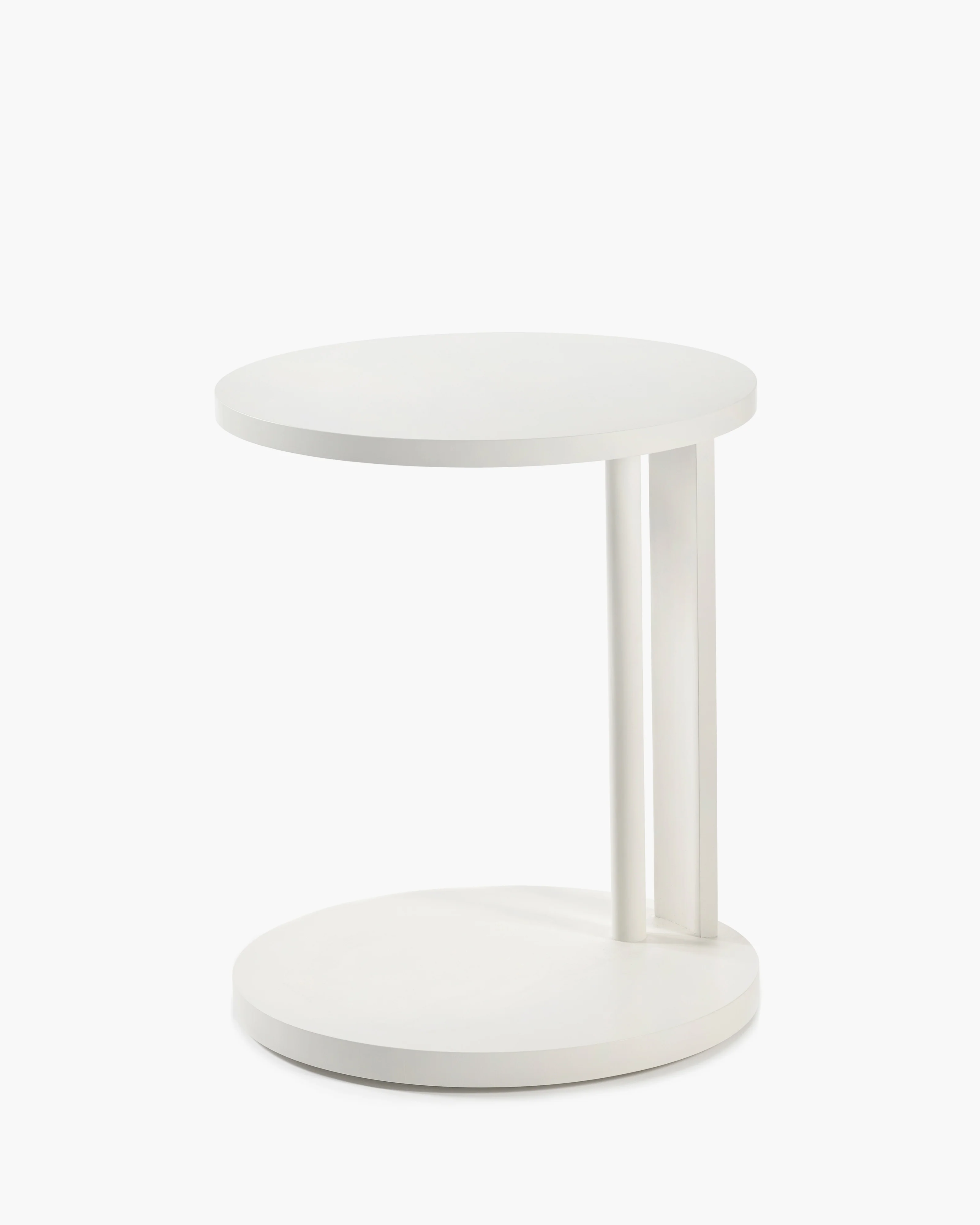 Side table S beech white Aura
